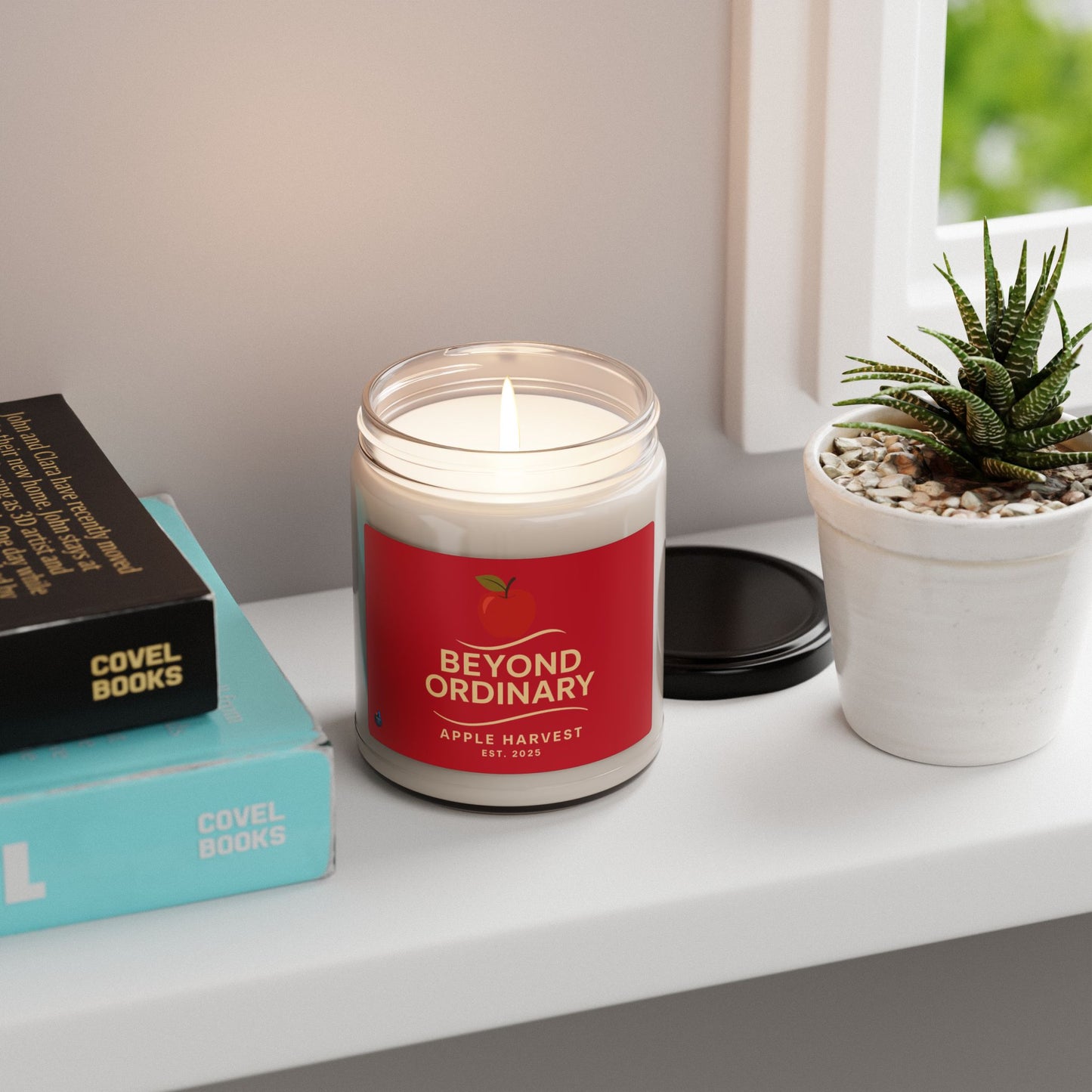 Soy Candle - Apple Scented 9oz - Beyond Ordinary by Trendy Life Gadgets