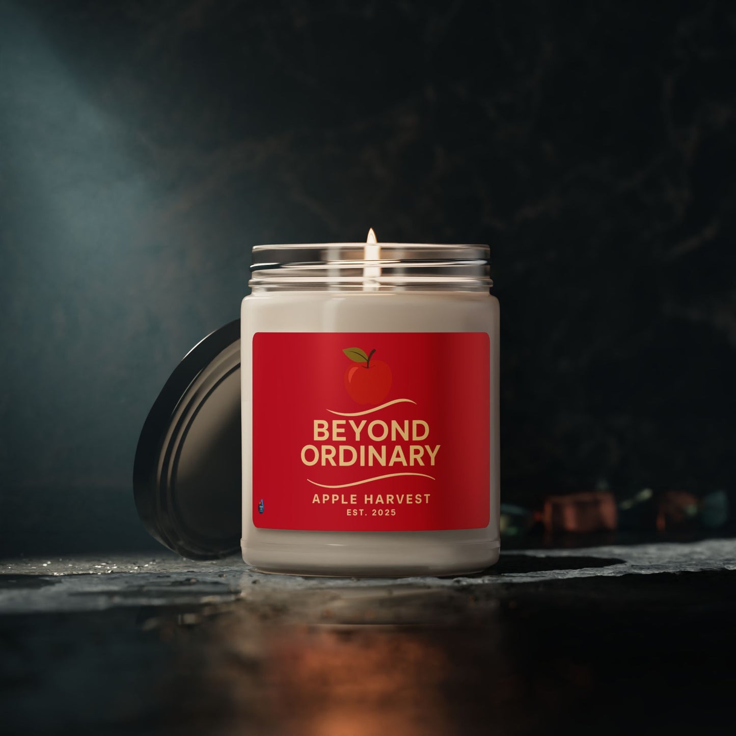 Soy Candle - Apple Scented 9oz - Beyond Ordinary by Trendy Life Gadgets