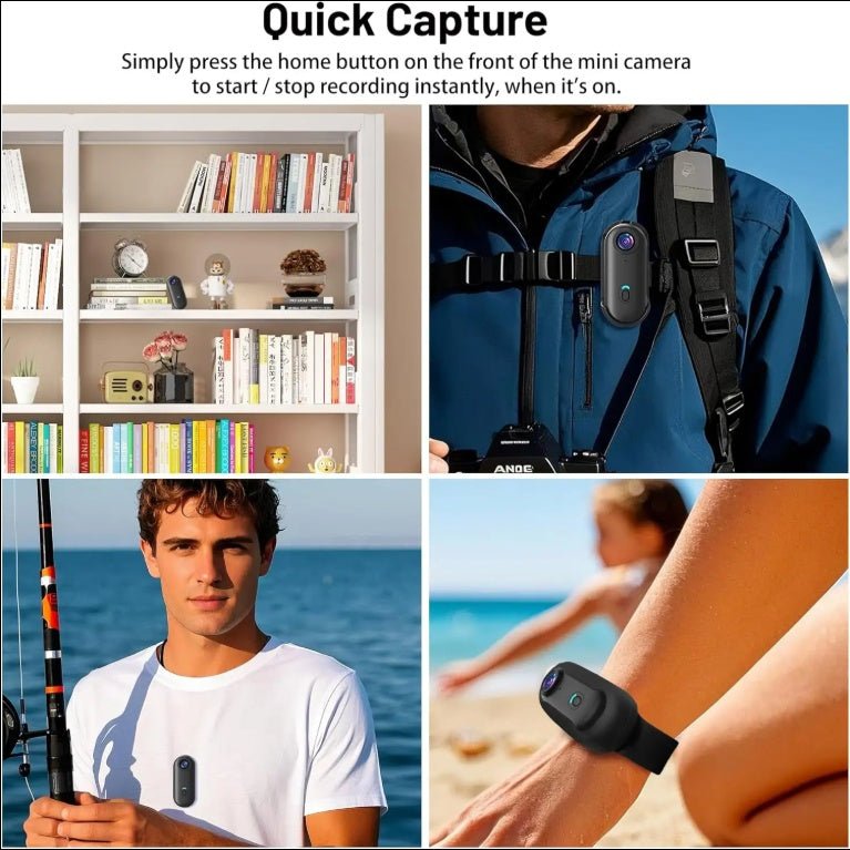 128GB FHD 1080P/4K Mini Body POV Camera - Trendy Life Gadgets