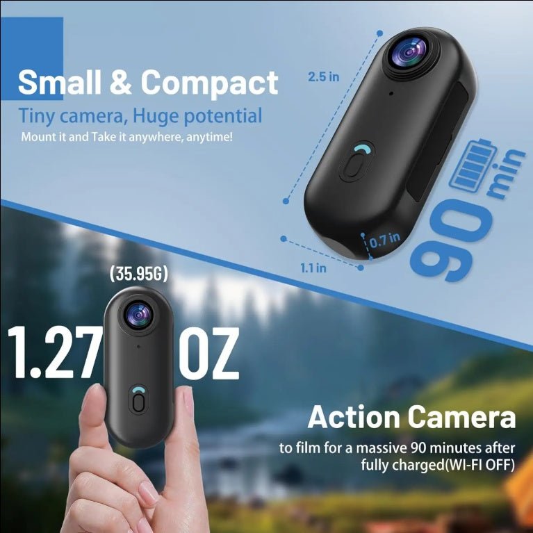 128GB FHD 1080P/4K Mini Body POV Camera - Trendy Life Gadgets