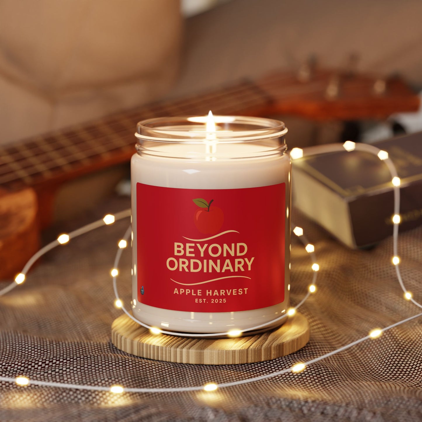 Soy Candle - Apple Scented 9oz - Beyond Ordinary by Trendy Life Gadgets
