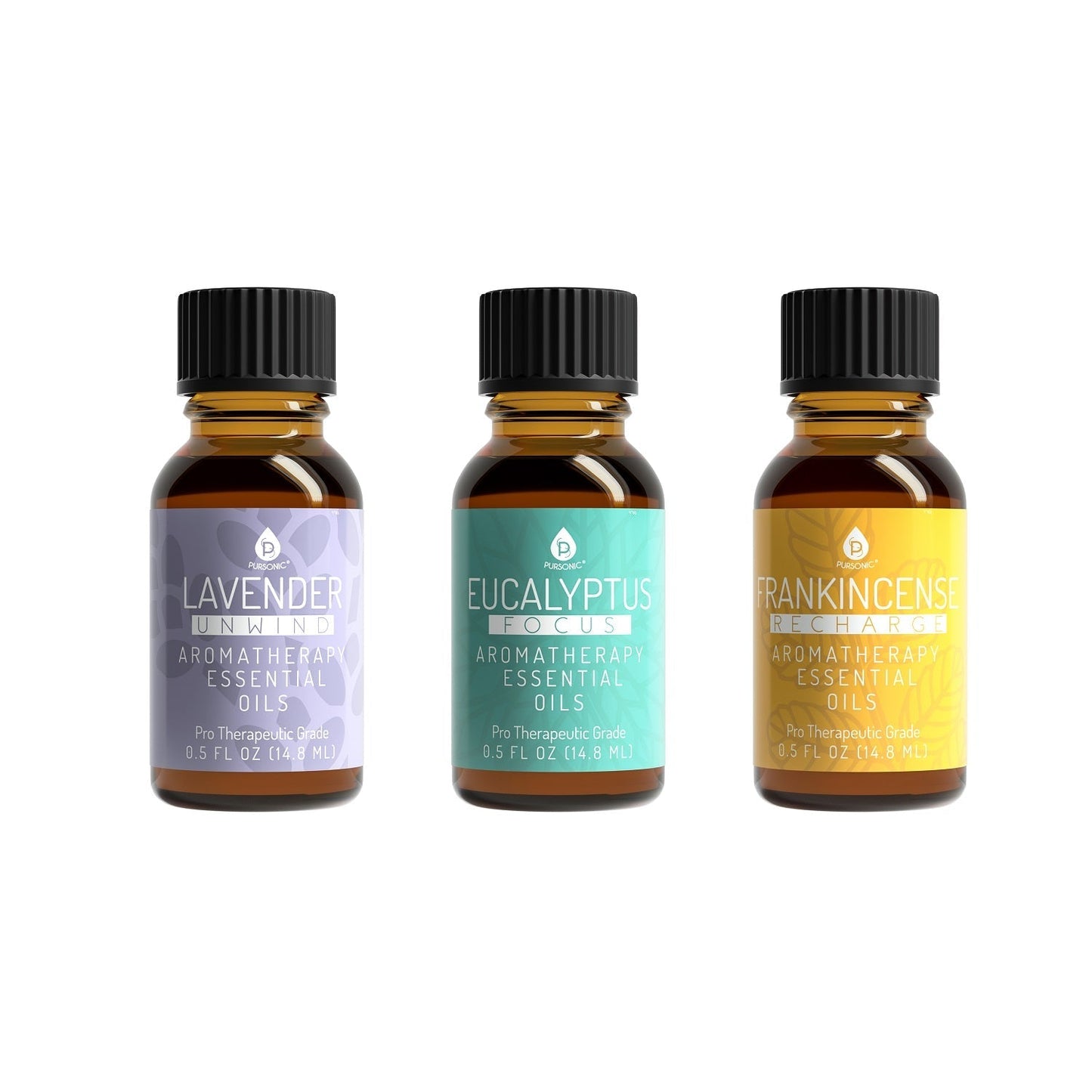 3 Pack Aromatherapy Essential oils (Lavender, Eucalyptus, Frankincense) - Trendy Life Gadgets