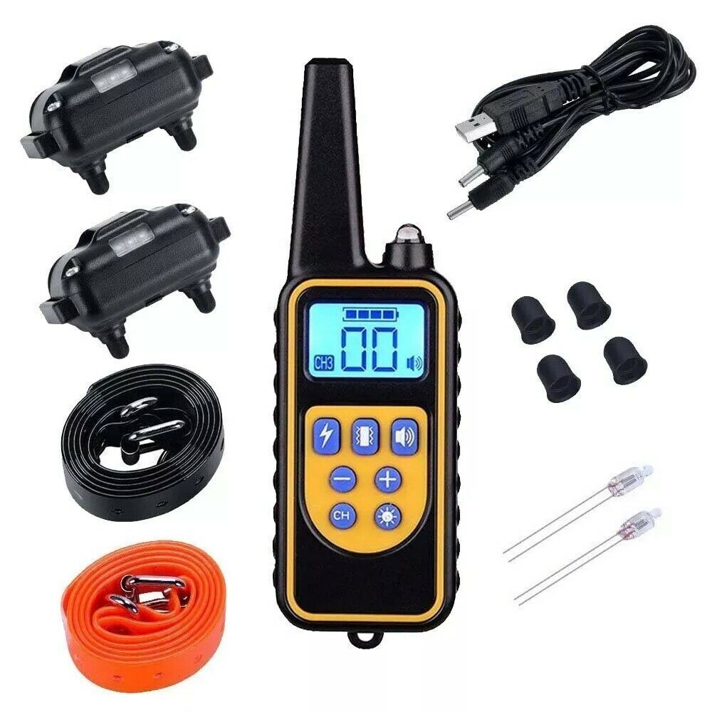 3000 FT Dog Training US Collar Rechargeable Remote Shock PET Waterproof Trainer - Trendy Life Gadgets