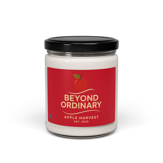 Soy Candle - Apple Scented 9oz - Beyond Ordinary by Trendy Life Gadgets