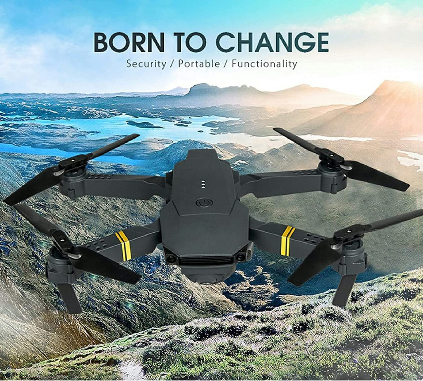 4K HD Dual Camera RC FPV WiFi Portable Wide Angle Foldable Quadcopter Drone - Trendy Life Gadgets