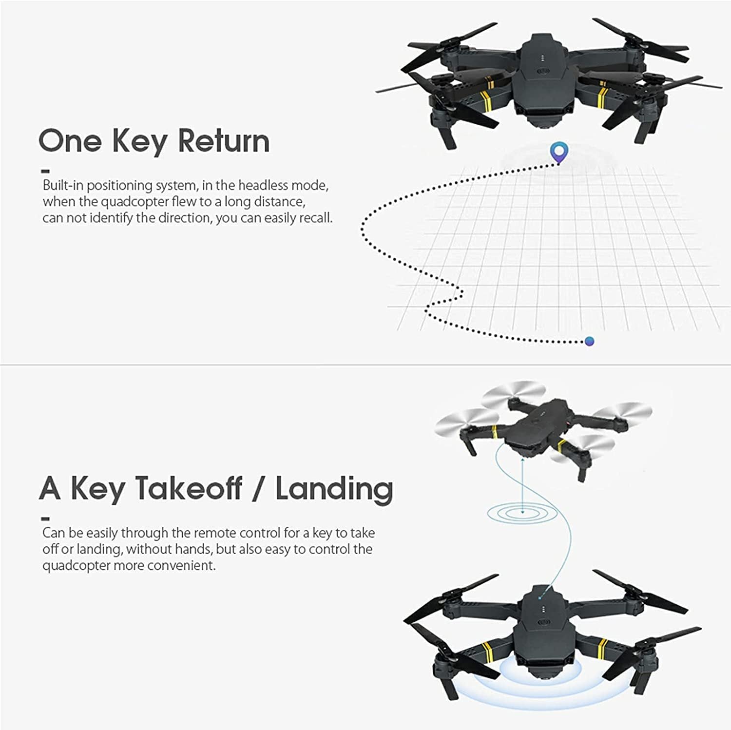 4K HD Dual Camera RC FPV WiFi Portable Wide Angle Foldable Quadcopter Drone - Trendy Life Gadgets