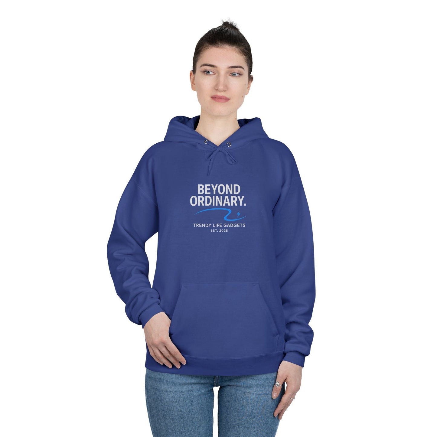 Beyond Ordinary EcoSmart Pullover Hoodie, Unisex Hoodie Sweatshirt, Sustainable Fashion, Comfortable Wear, Perfect Gift, Minimalist Style - Trendy Life Gadgets
