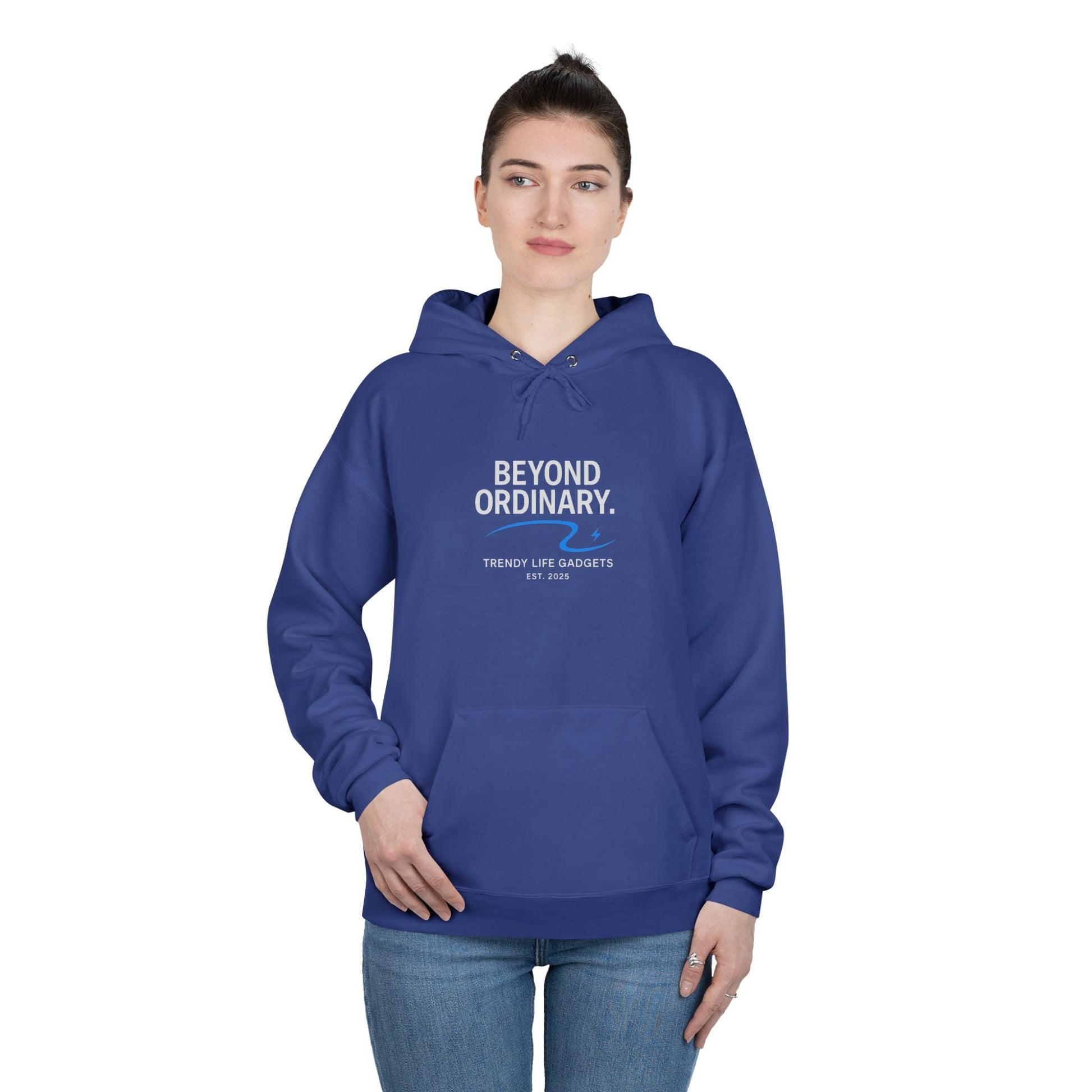 Beyond Ordinary EcoSmart Pullover Hoodie, Unisex Hoodie Sweatshirt, Sustainable Fashion, Comfortable Wear, Perfect Gift, Minimalist Style - Trendy Life Gadgets