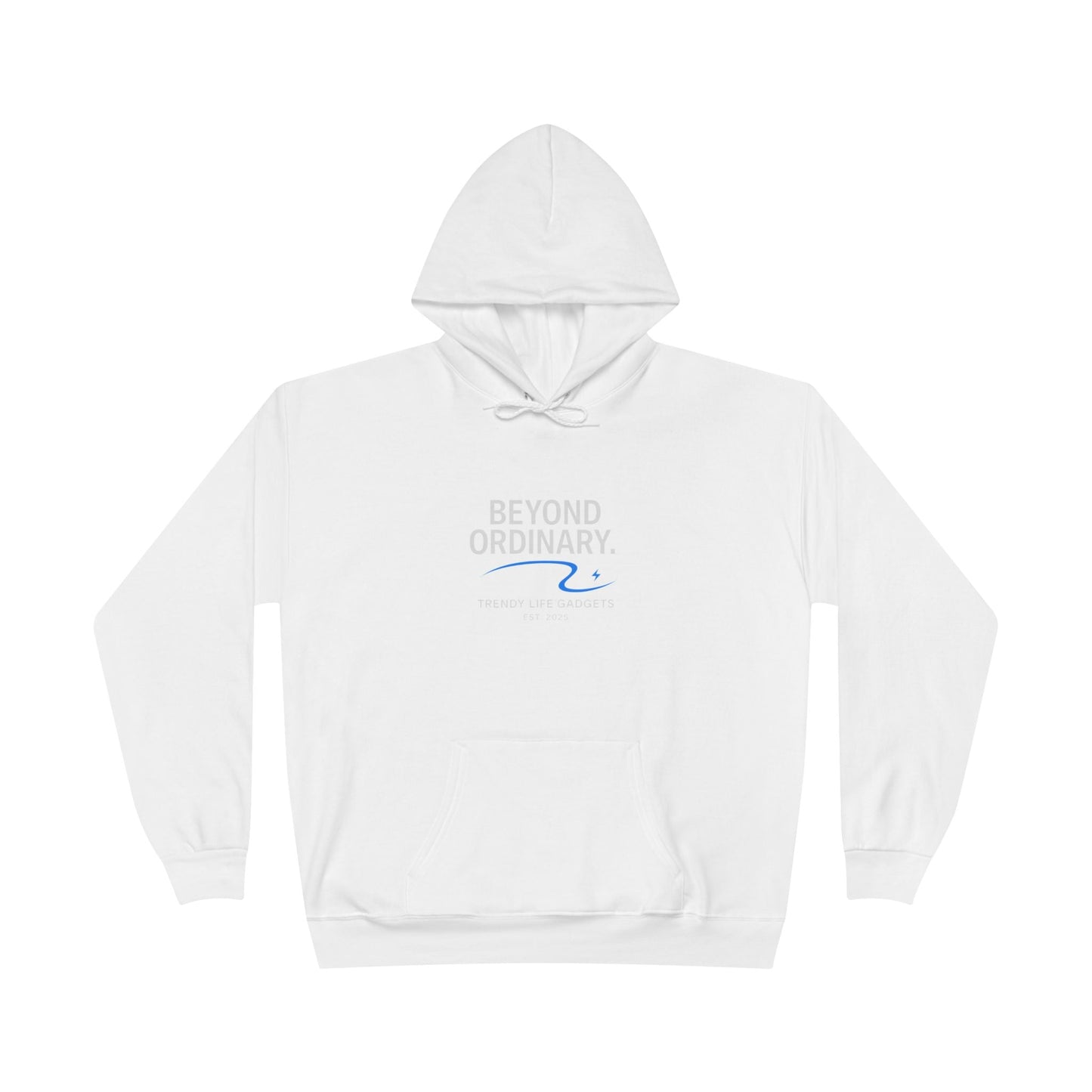 Beyond Ordinary EcoSmart Pullover Hoodie, Unisex Hoodie Sweatshirt, Sustainable Fashion, Comfortable Wear, Perfect Gift, Minimalist Style - Trendy Life Gadgets