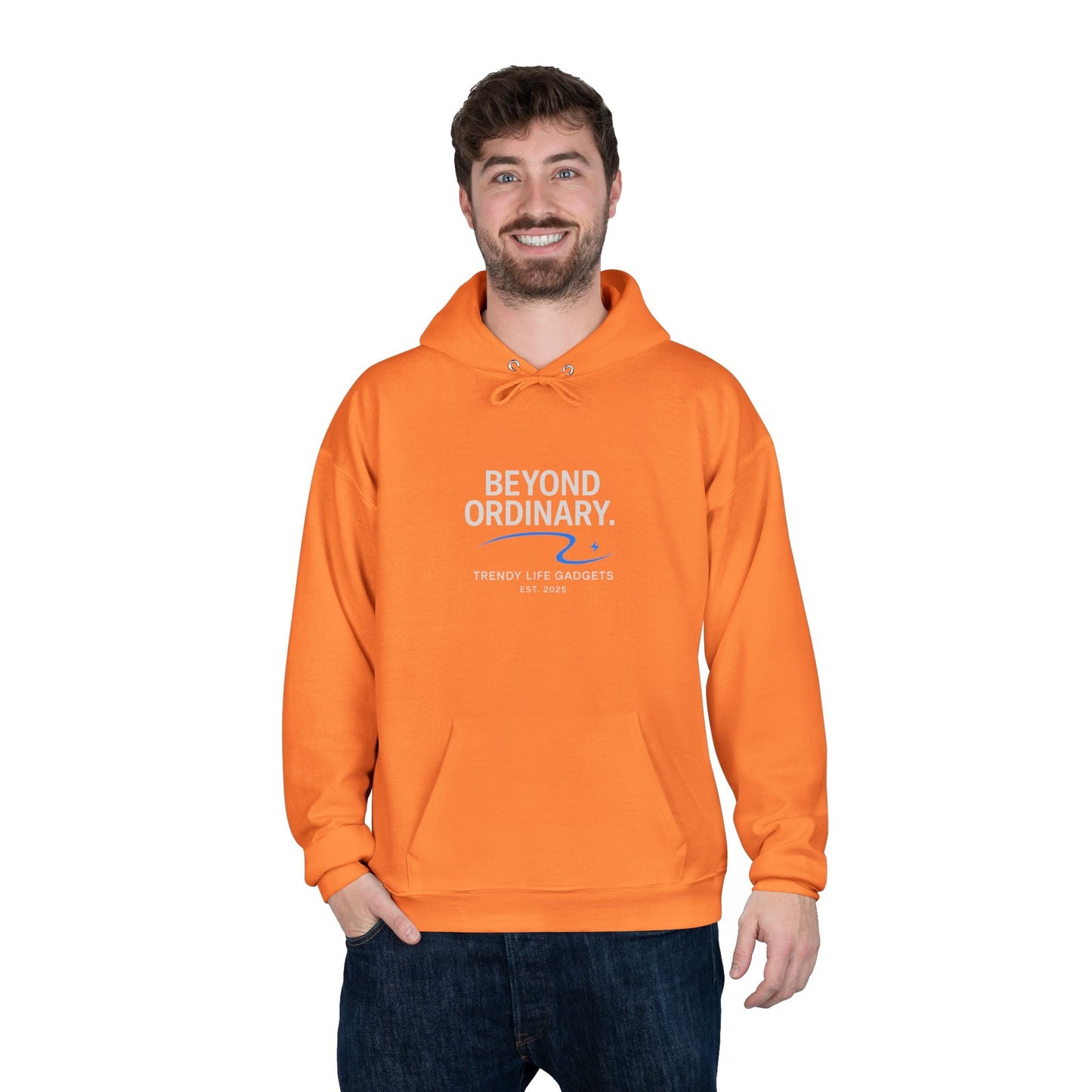 Beyond Ordinary EcoSmart Pullover Hoodie, Unisex Hoodie Sweatshirt, Sustainable Fashion, Comfortable Wear, Perfect Gift, Minimalist Style - Trendy Life Gadgets