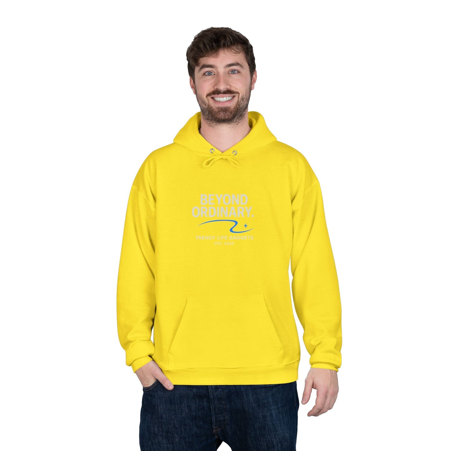 Beyond Ordinary EcoSmart Pullover Hoodie, Unisex Hoodie Sweatshirt, Sustainable Fashion, Comfortable Wear, Perfect Gift, Minimalist Style - Trendy Life Gadgets