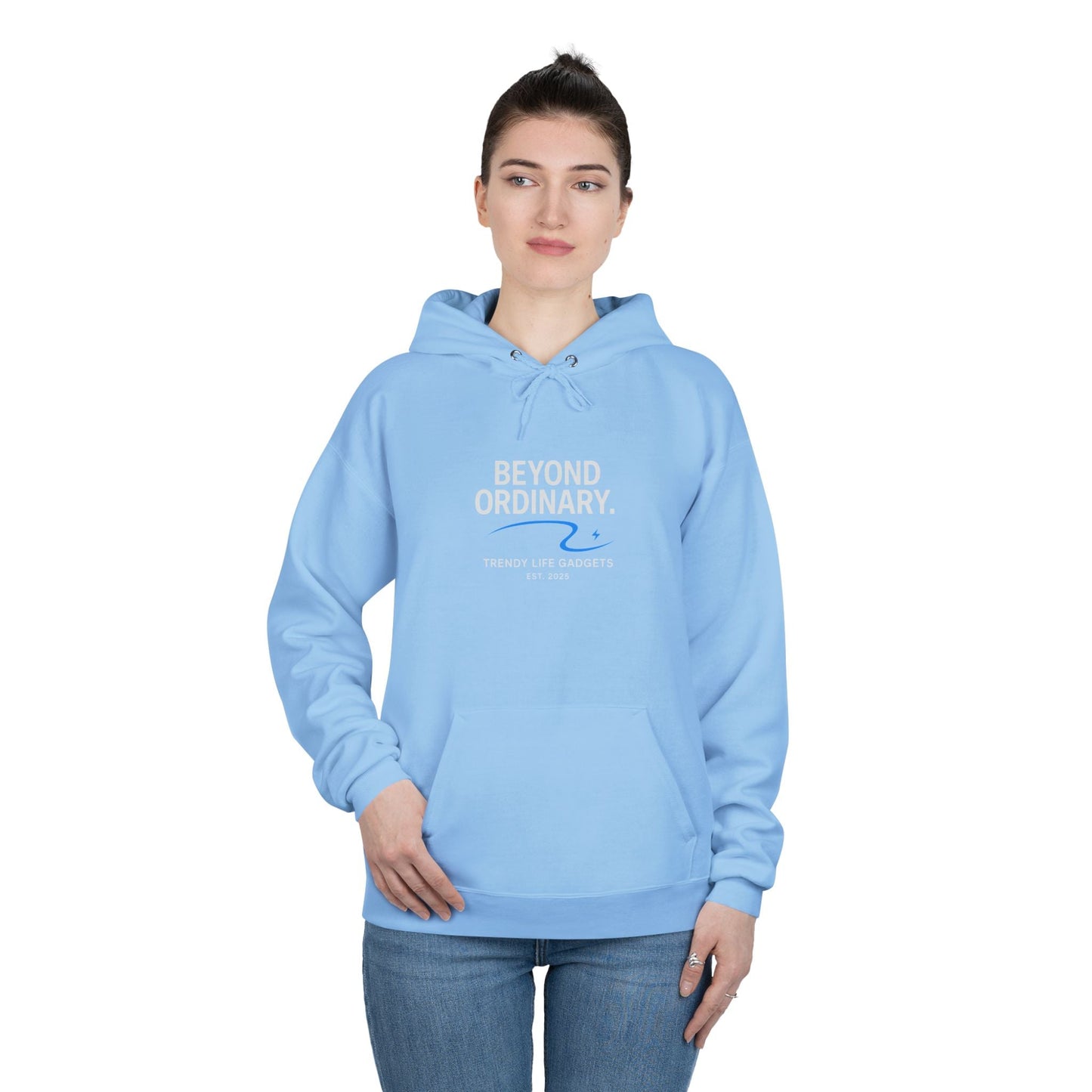 Beyond Ordinary EcoSmart Pullover Hoodie, Unisex Hoodie Sweatshirt, Sustainable Fashion, Comfortable Wear, Perfect Gift, Minimalist Style - Trendy Life Gadgets