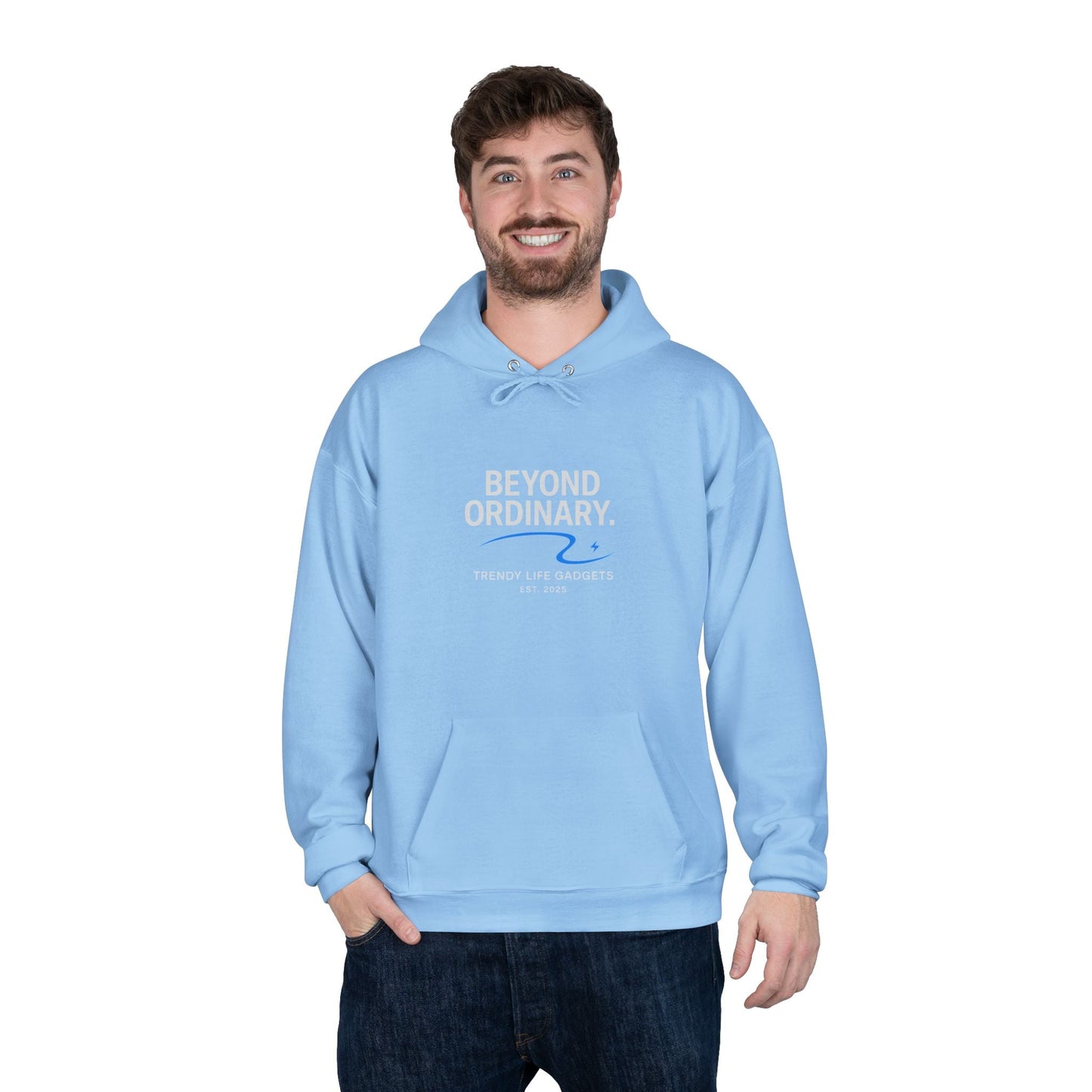 Beyond Ordinary EcoSmart Pullover Hoodie, Unisex Hoodie Sweatshirt, Sustainable Fashion, Comfortable Wear, Perfect Gift, Minimalist Style - Trendy Life Gadgets