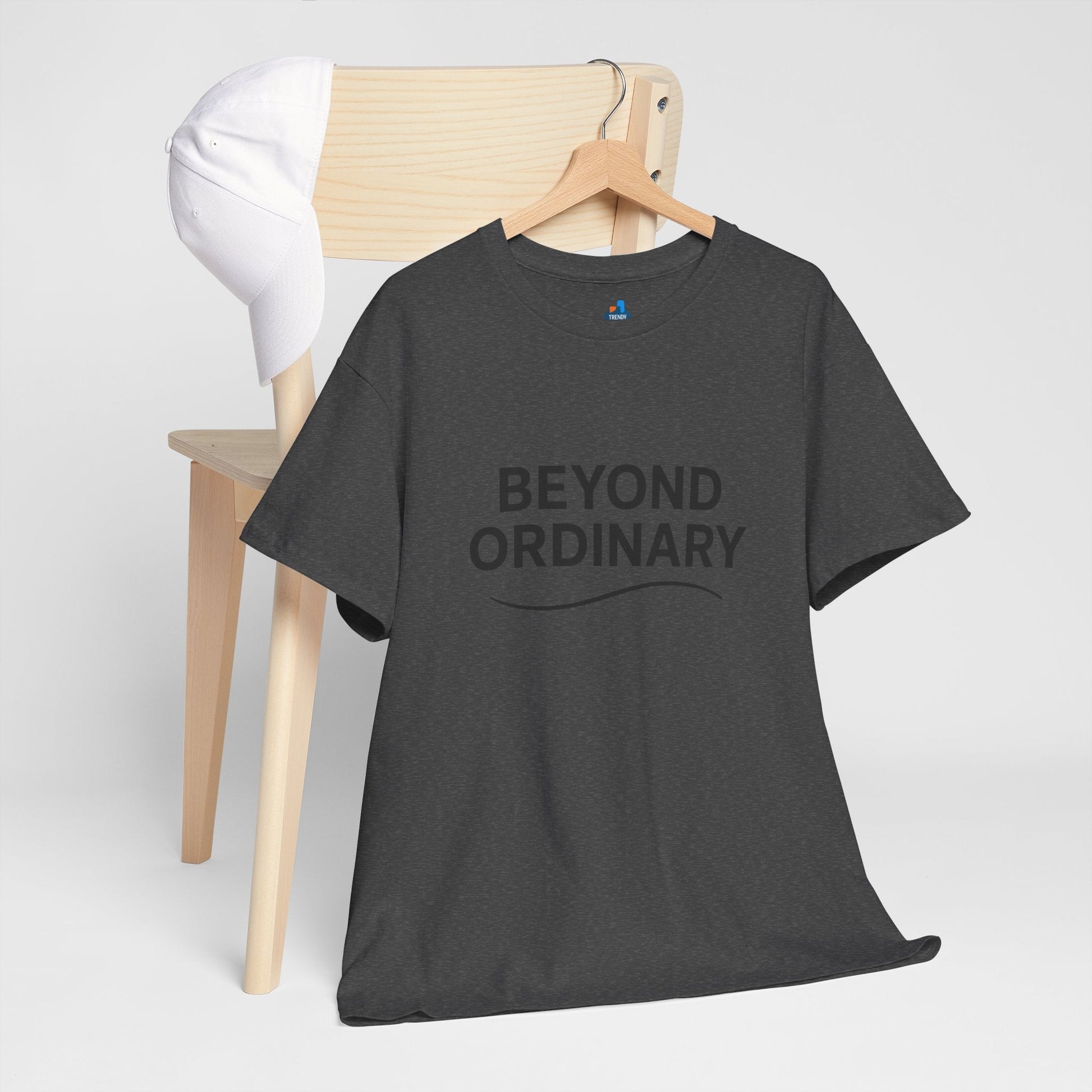 Beyond Ordinary Unisex Cotton Tee - Casual Comfort, Fashion Statement, Gift for Friends, Everyday Wear, Unique Style - Trendy Life Gadgets
