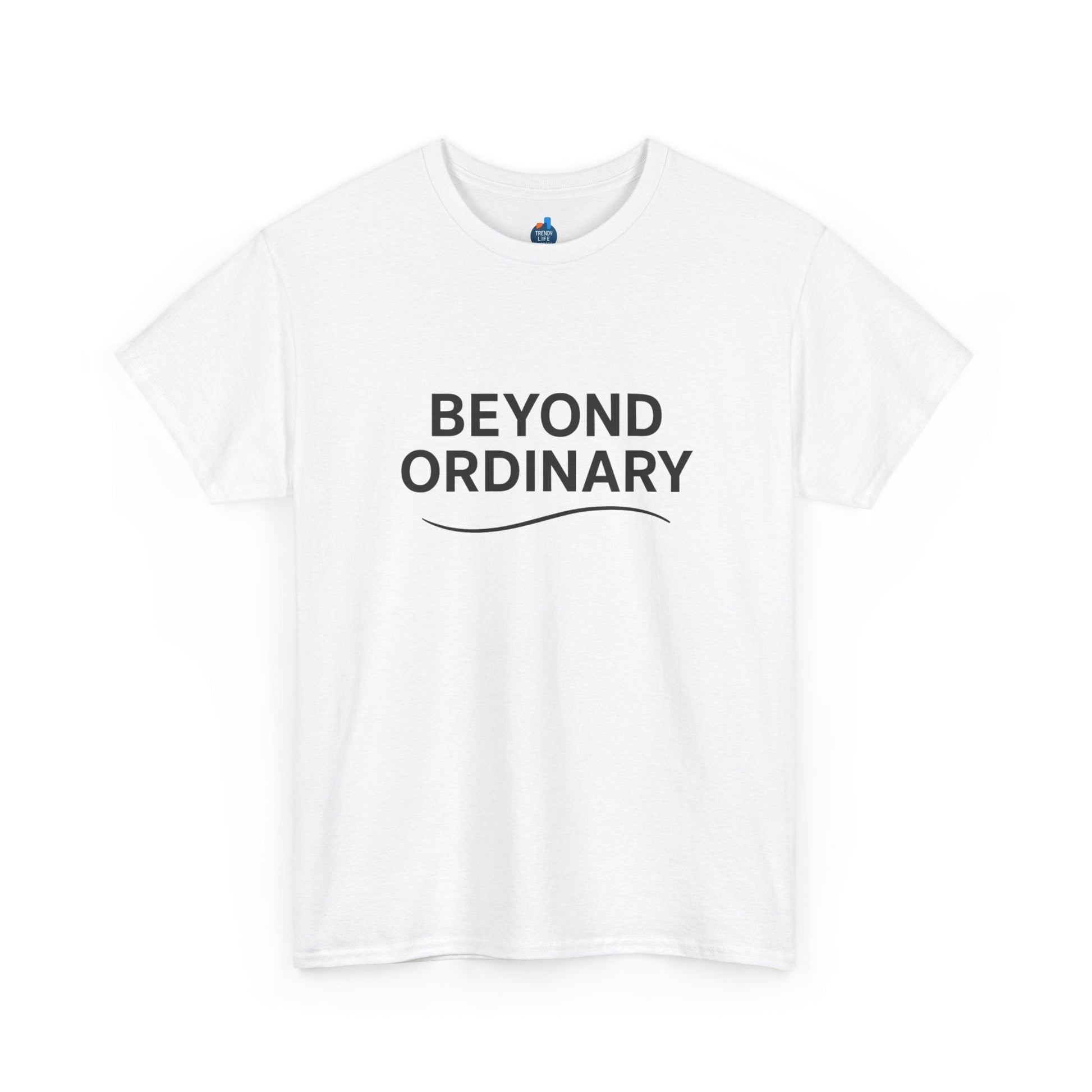 Beyond Ordinary Unisex Cotton Tee - Casual Comfort, Fashion Statement, Gift for Friends, Everyday Wear, Unique Style - Trendy Life Gadgets