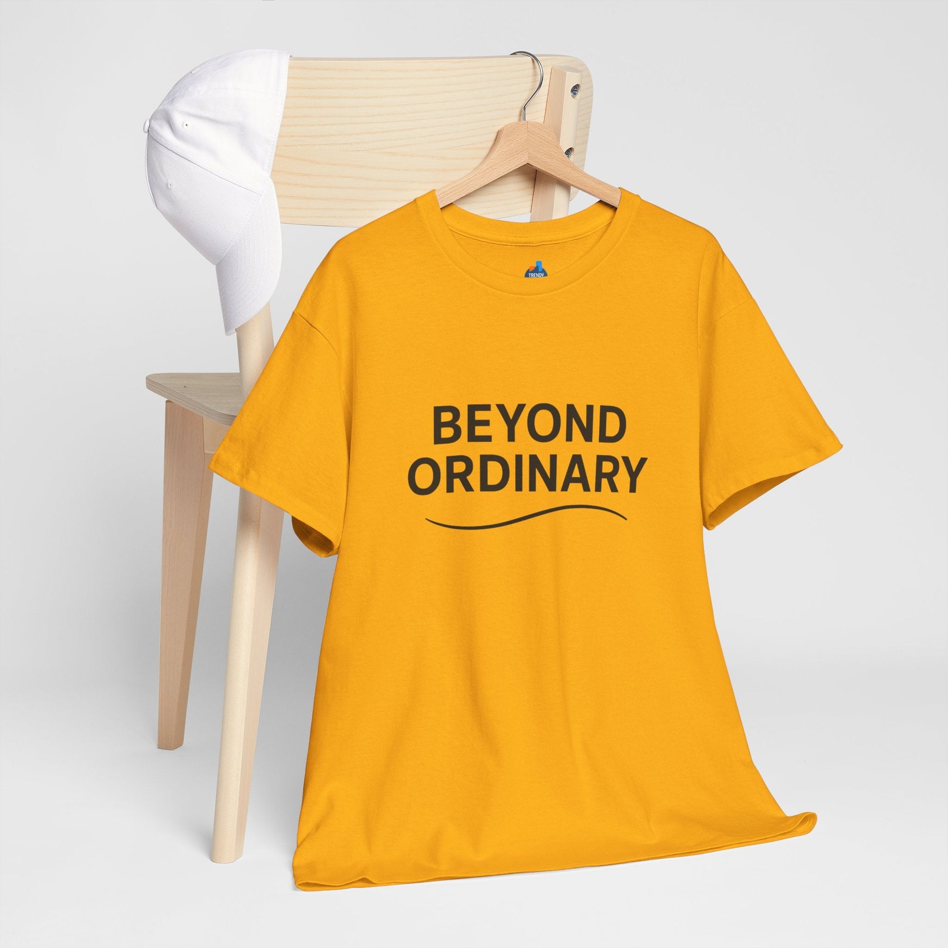 Beyond Ordinary Unisex Cotton Tee - Casual Comfort, Fashion Statement, Gift for Friends, Everyday Wear, Unique Style - Trendy Life Gadgets