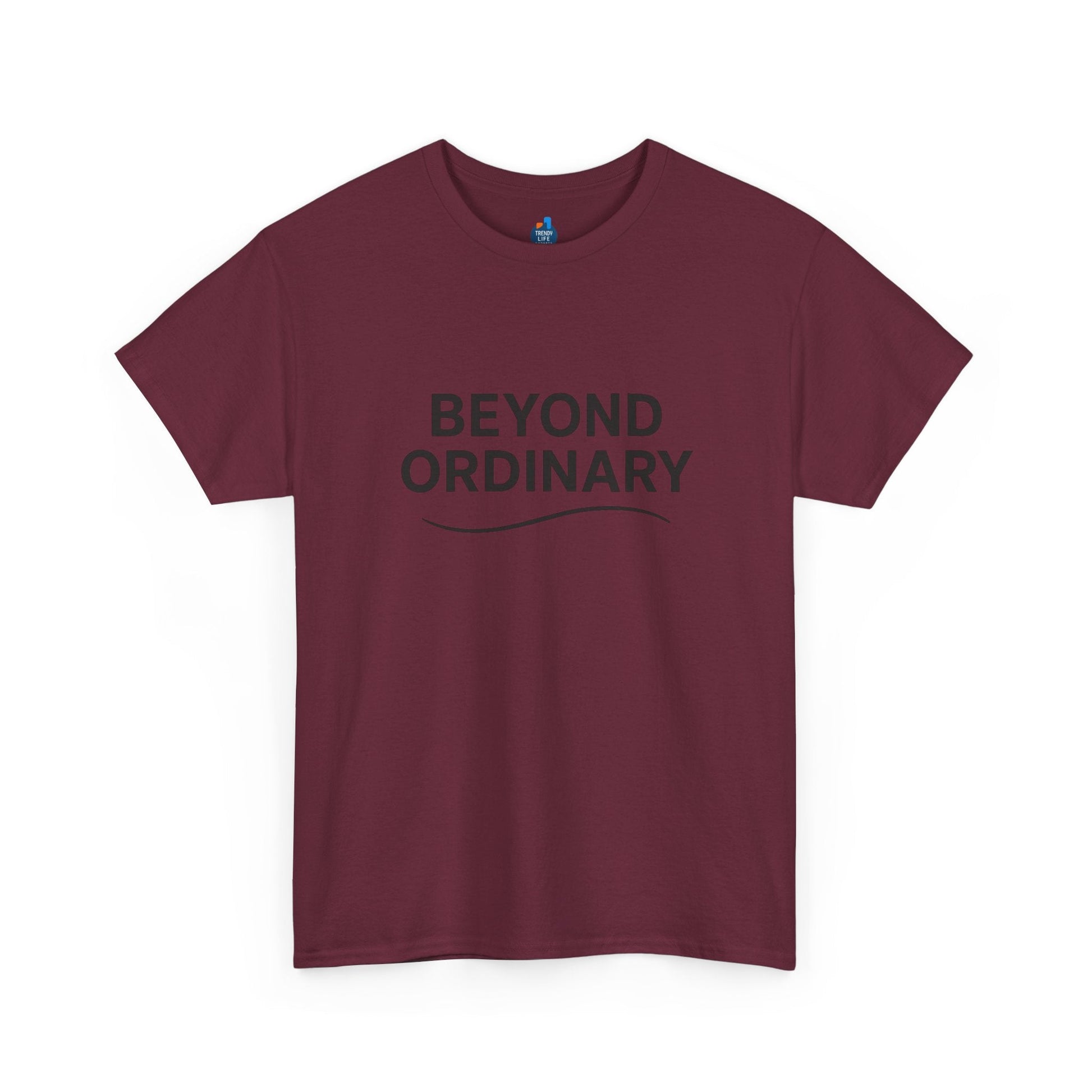 Beyond Ordinary Unisex Cotton Tee - Casual Comfort, Fashion Statement, Gift for Friends, Everyday Wear, Unique Style - Trendy Life Gadgets