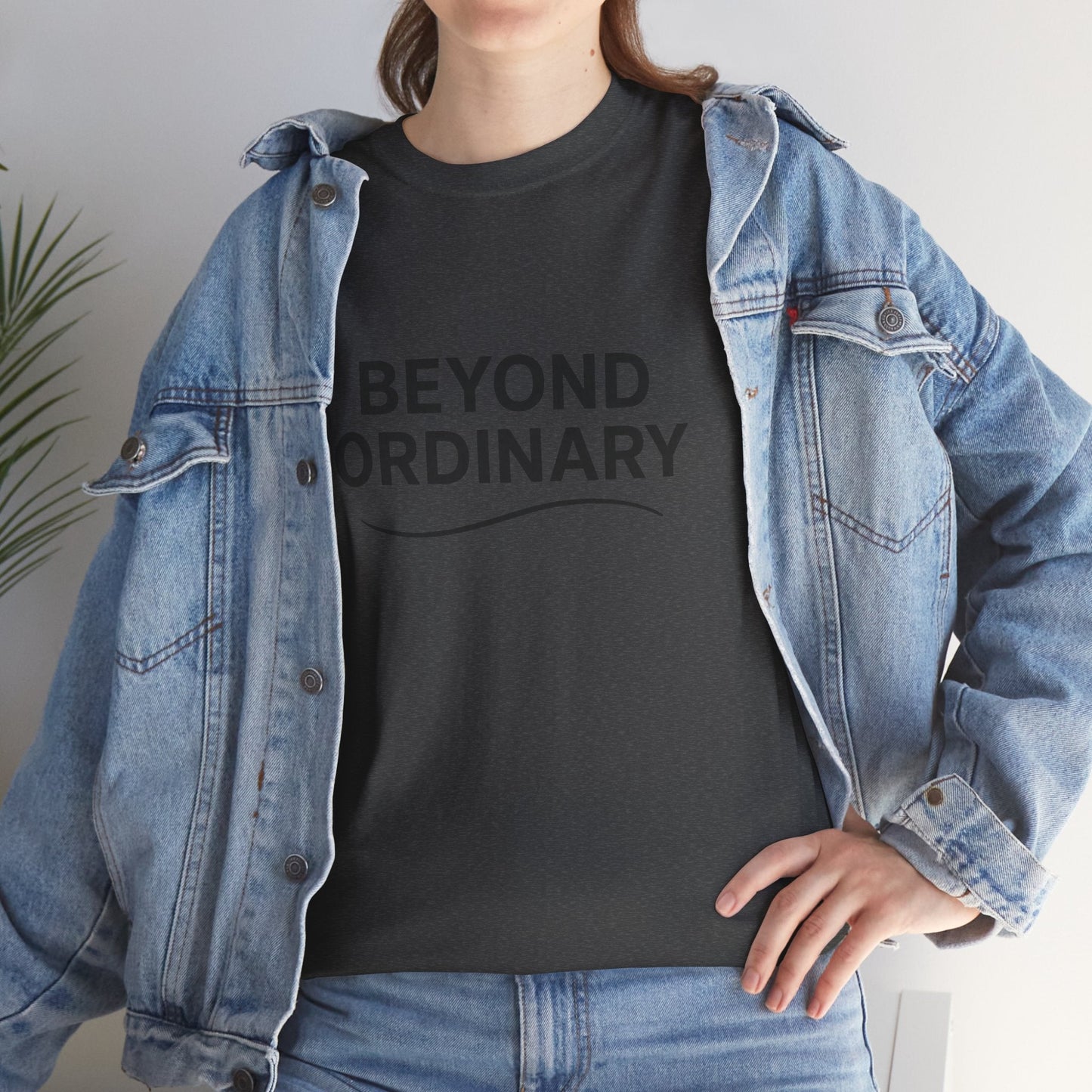 Beyond Ordinary Unisex Cotton Tee - Casual Comfort, Fashion Statement, Gift for Friends, Everyday Wear, Unique Style - Trendy Life Gadgets
