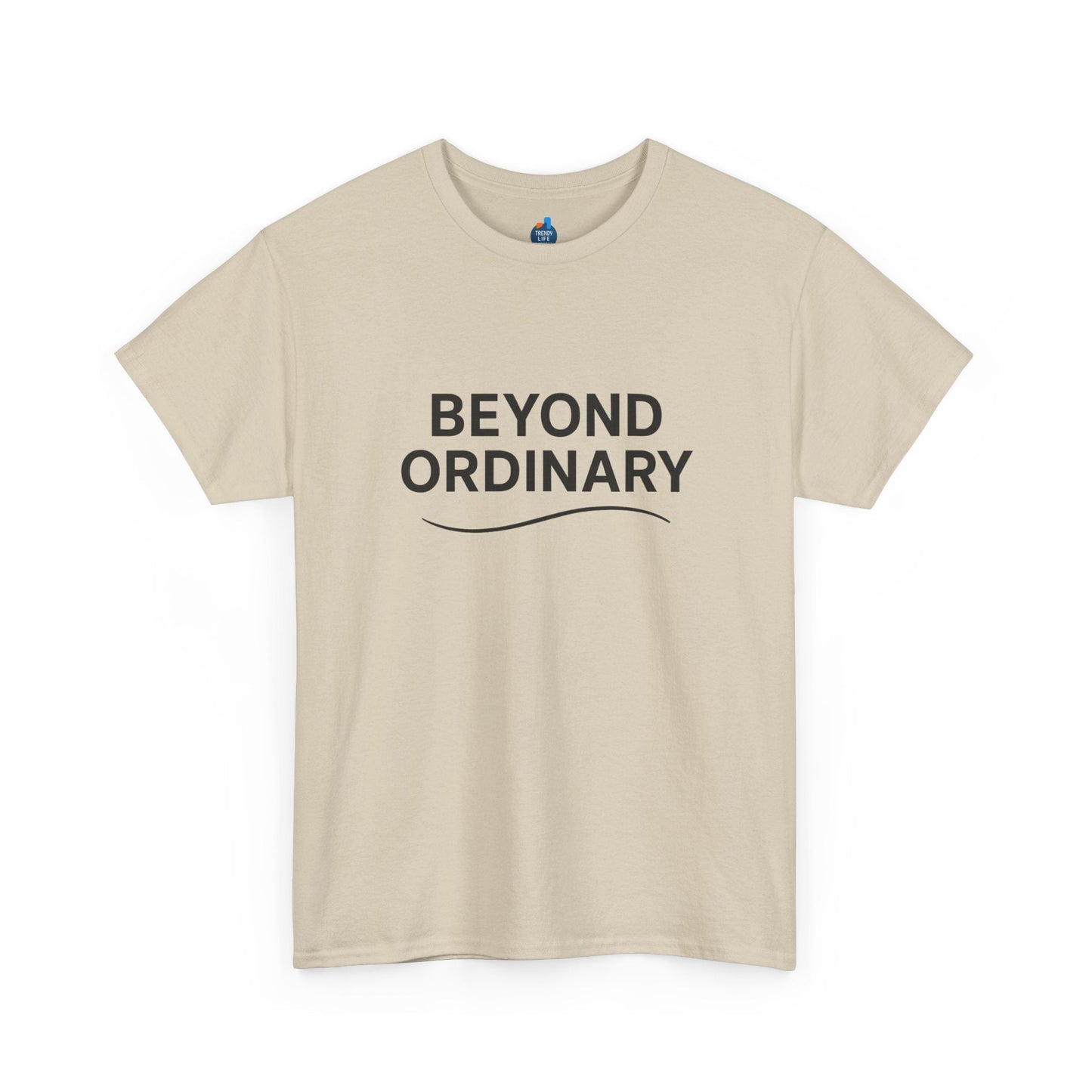Beyond Ordinary Unisex Cotton Tee - Casual Comfort, Fashion Statement, Gift for Friends, Everyday Wear, Unique Style - Trendy Life Gadgets