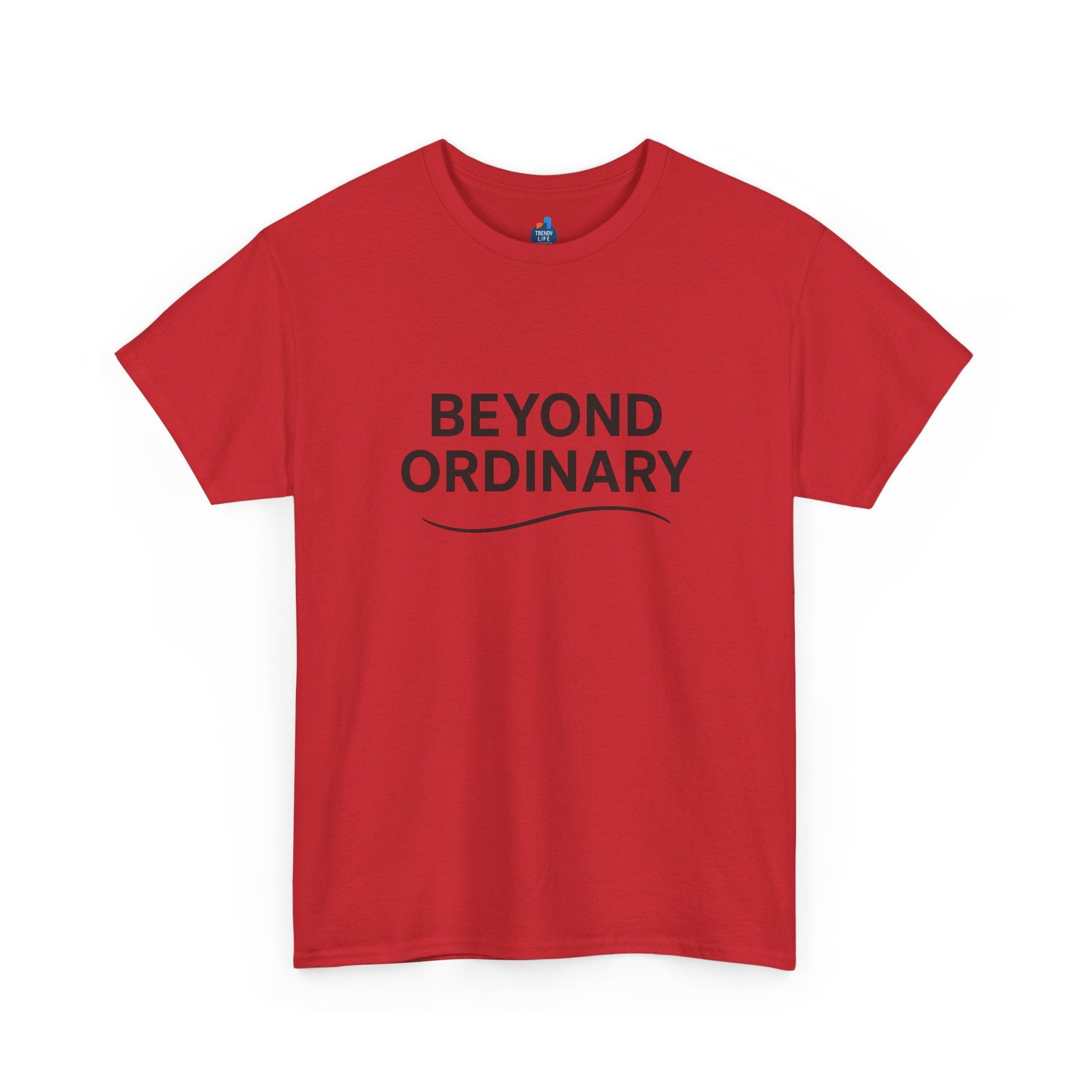 Beyond Ordinary Unisex Cotton Tee - Casual Comfort, Fashion Statement, Gift for Friends, Everyday Wear, Unique Style - Trendy Life Gadgets