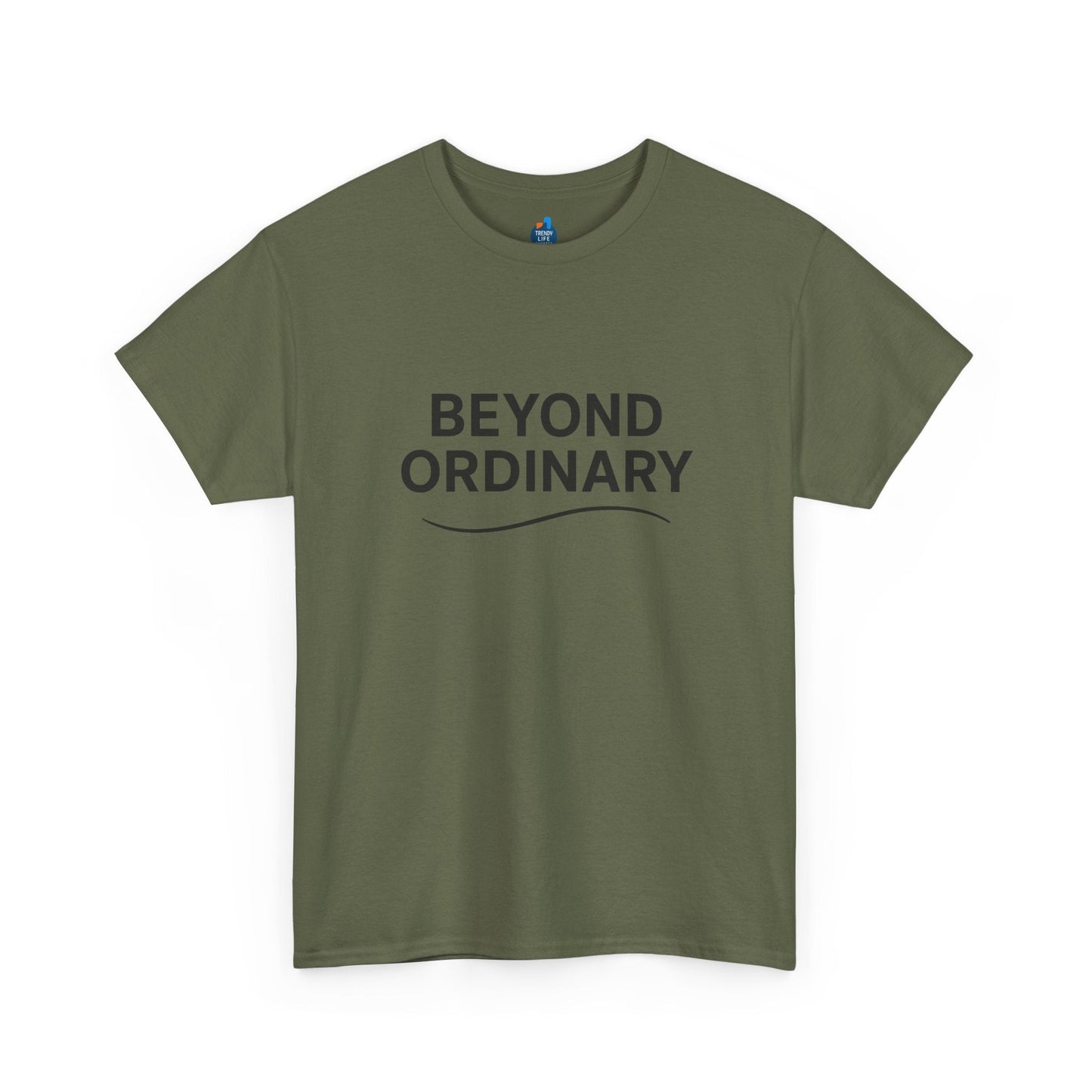 Beyond Ordinary Unisex Cotton Tee - Casual Comfort, Fashion Statement, Gift for Friends, Everyday Wear, Unique Style - Trendy Life Gadgets