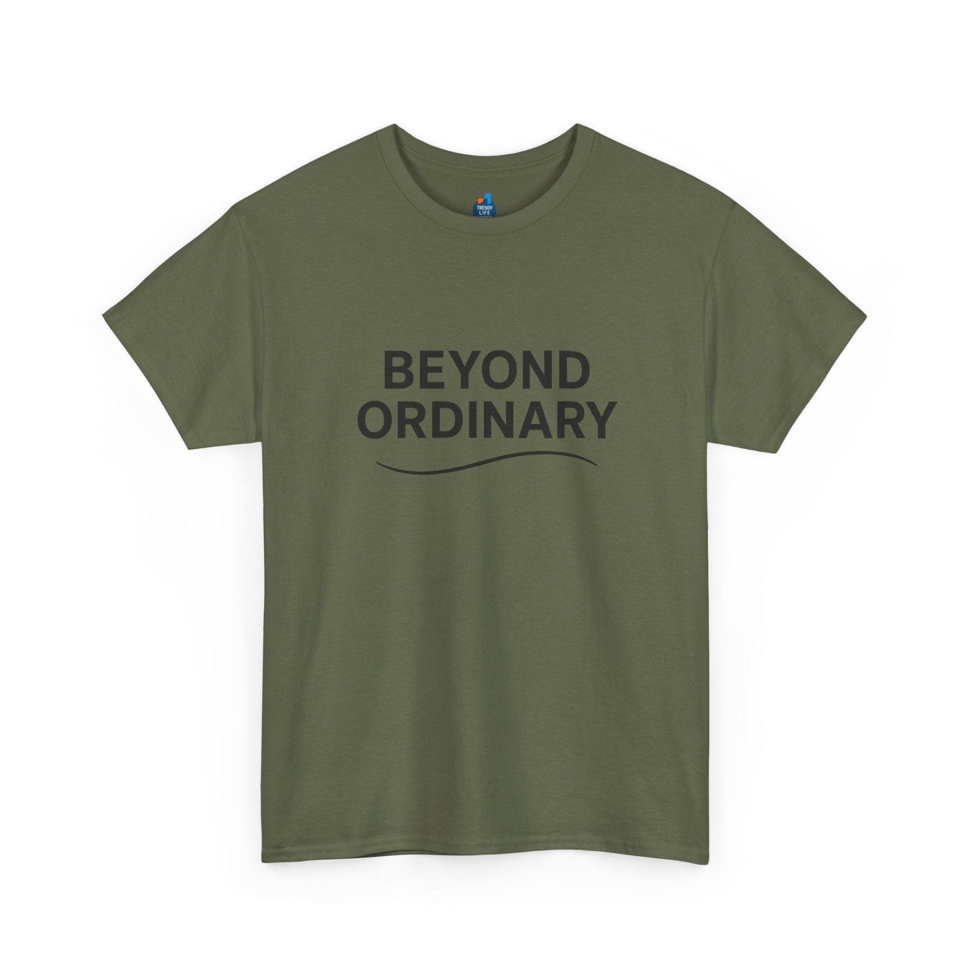 Beyond Ordinary Unisex Cotton Tee - Casual Comfort, Fashion Statement, Gift for Friends, Everyday Wear, Unique Style - Trendy Life Gadgets