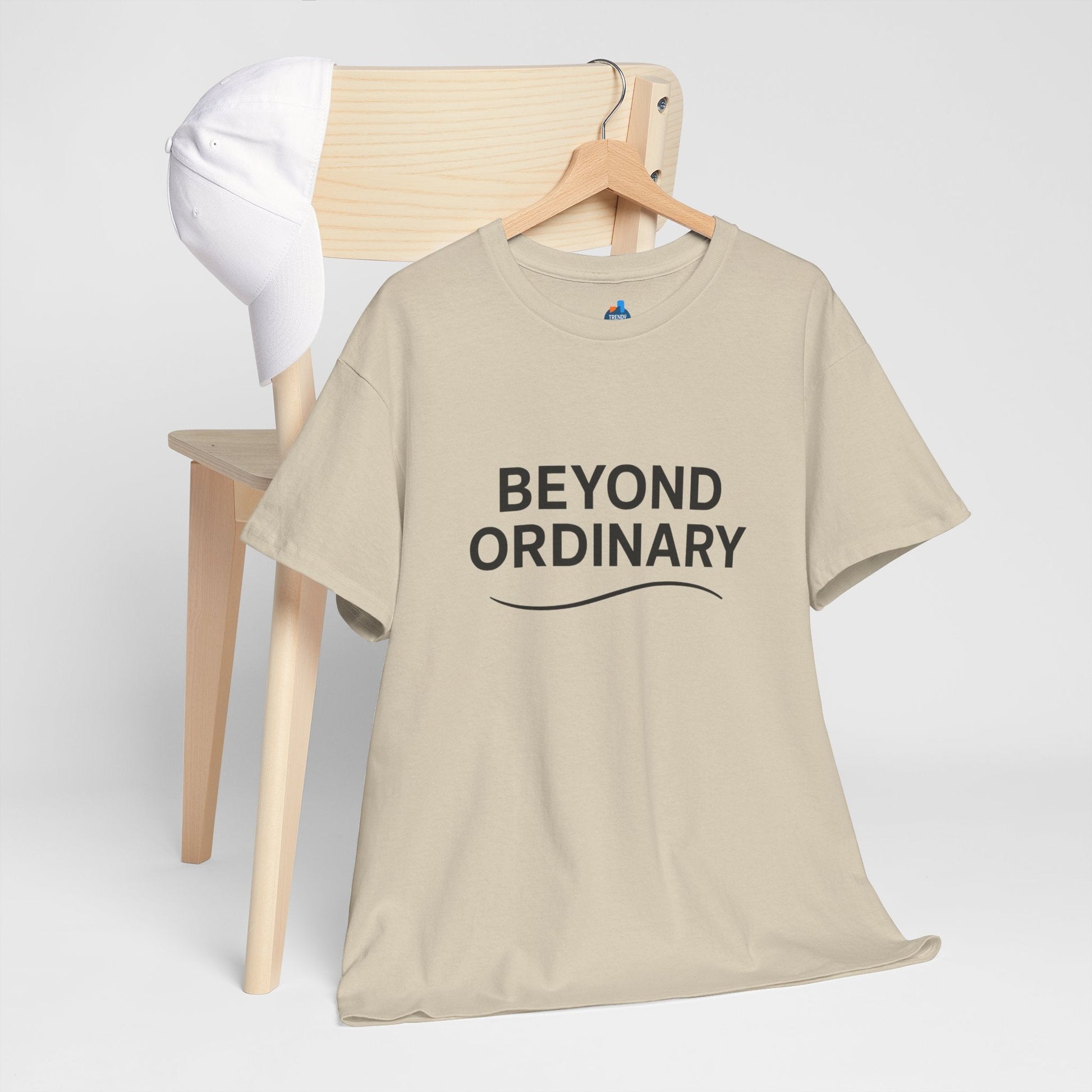 Beyond Ordinary Unisex Cotton Tee - Casual Comfort, Fashion Statement, Gift for Friends, Everyday Wear, Unique Style - Trendy Life Gadgets