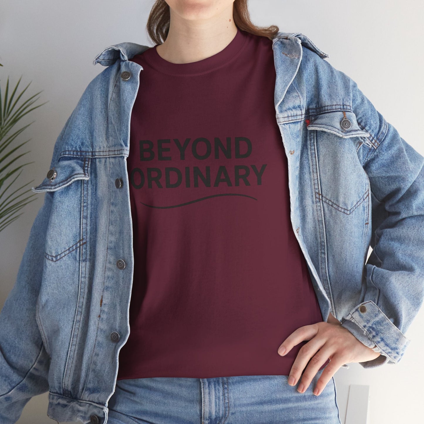 Beyond Ordinary Unisex Cotton Tee - Casual Comfort, Fashion Statement, Gift for Friends, Everyday Wear, Unique Style - Trendy Life Gadgets