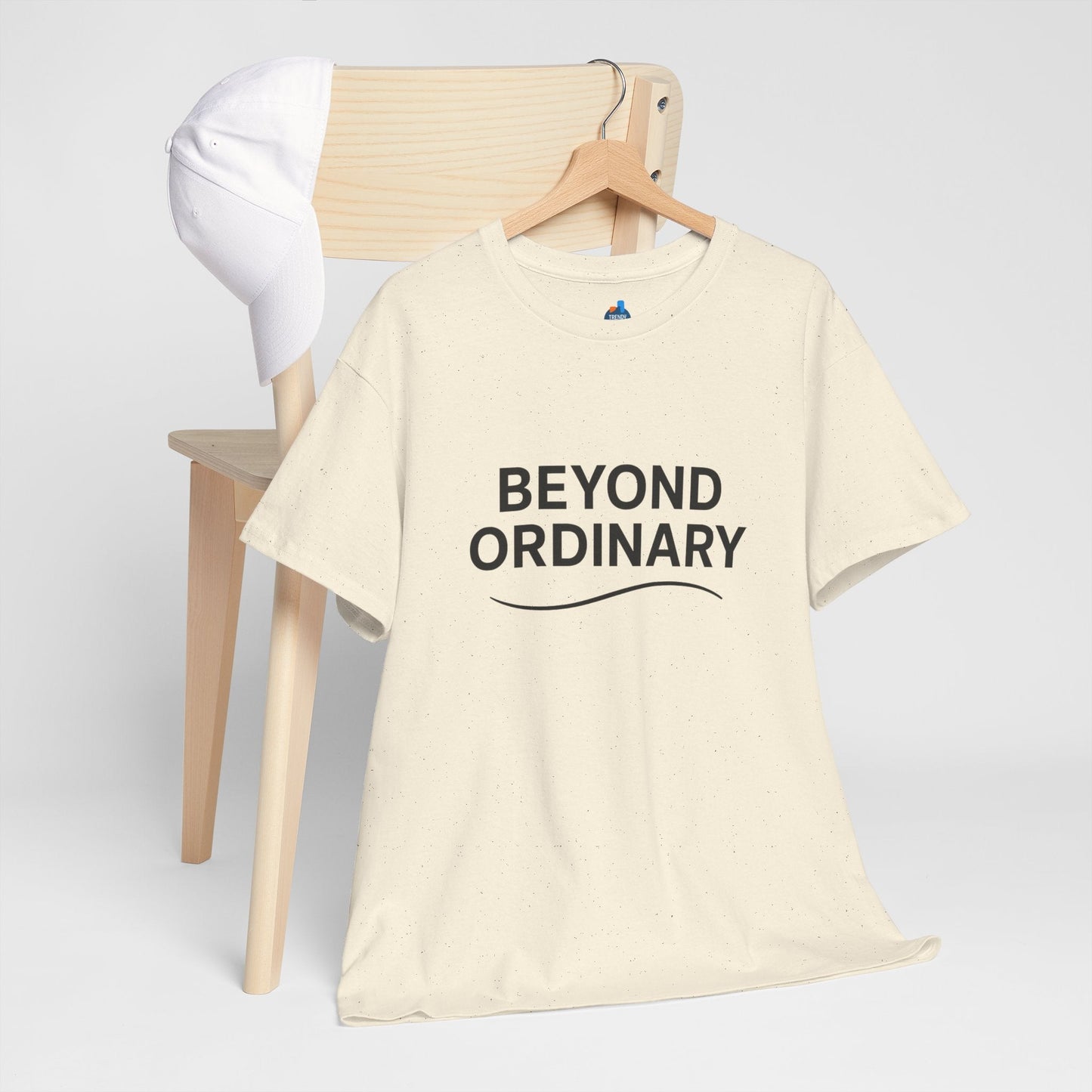 Beyond Ordinary Unisex Cotton Tee - Casual Comfort, Fashion Statement, Gift for Friends, Everyday Wear, Unique Style - Trendy Life Gadgets