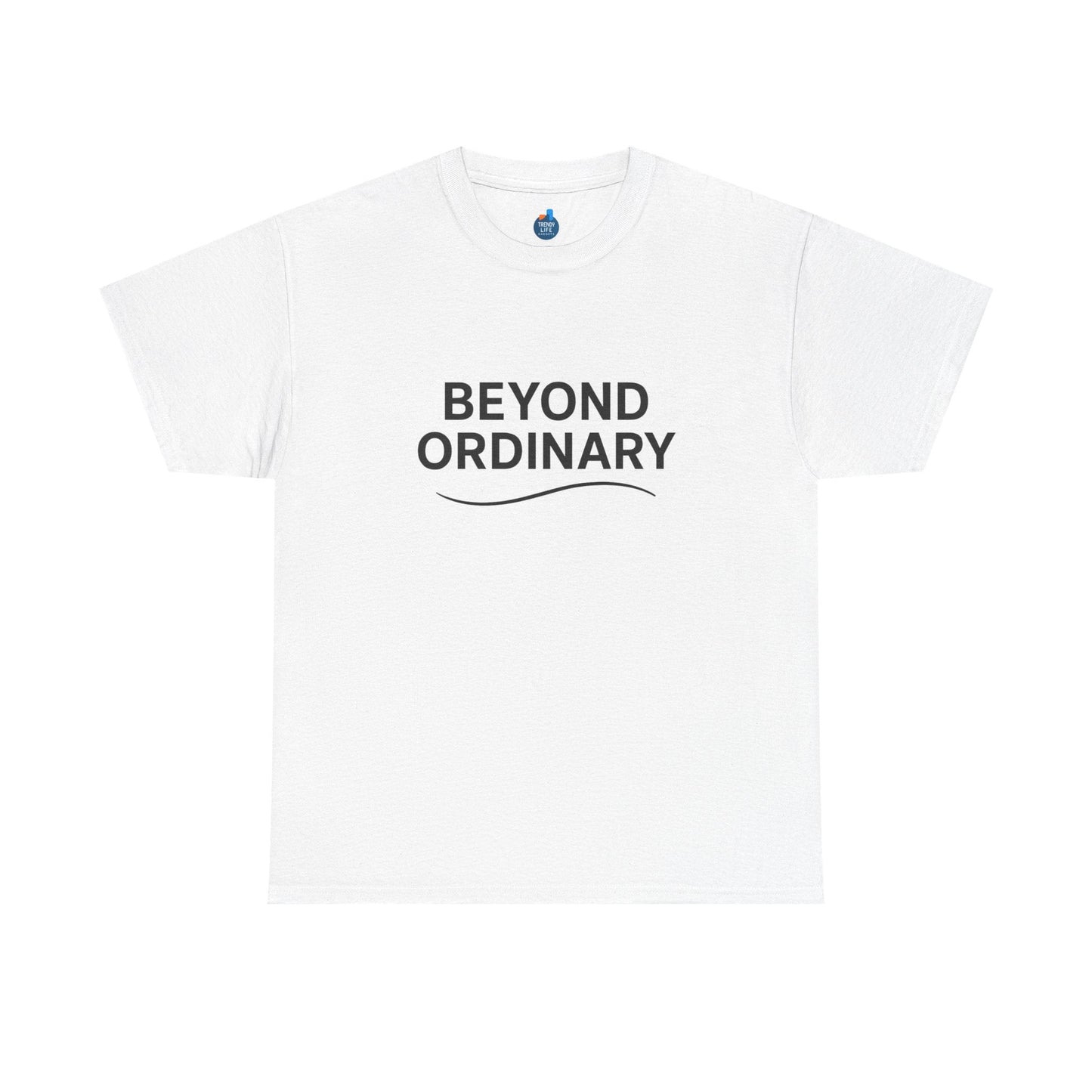 Beyond Ordinary Unisex Cotton Tee - Casual Comfort, Fashion Statement, Gift for Friends, Everyday Wear, Unique Style - Trendy Life Gadgets