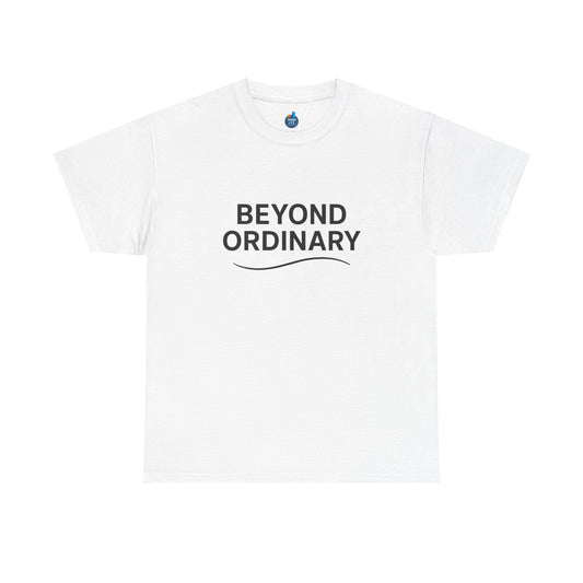 Beyond Ordinary Unisex Cotton Tee - Casual Comfort, Fashion Statement, Gift for Friends, Everyday Wear, Unique Style - Trendy Life Gadgets