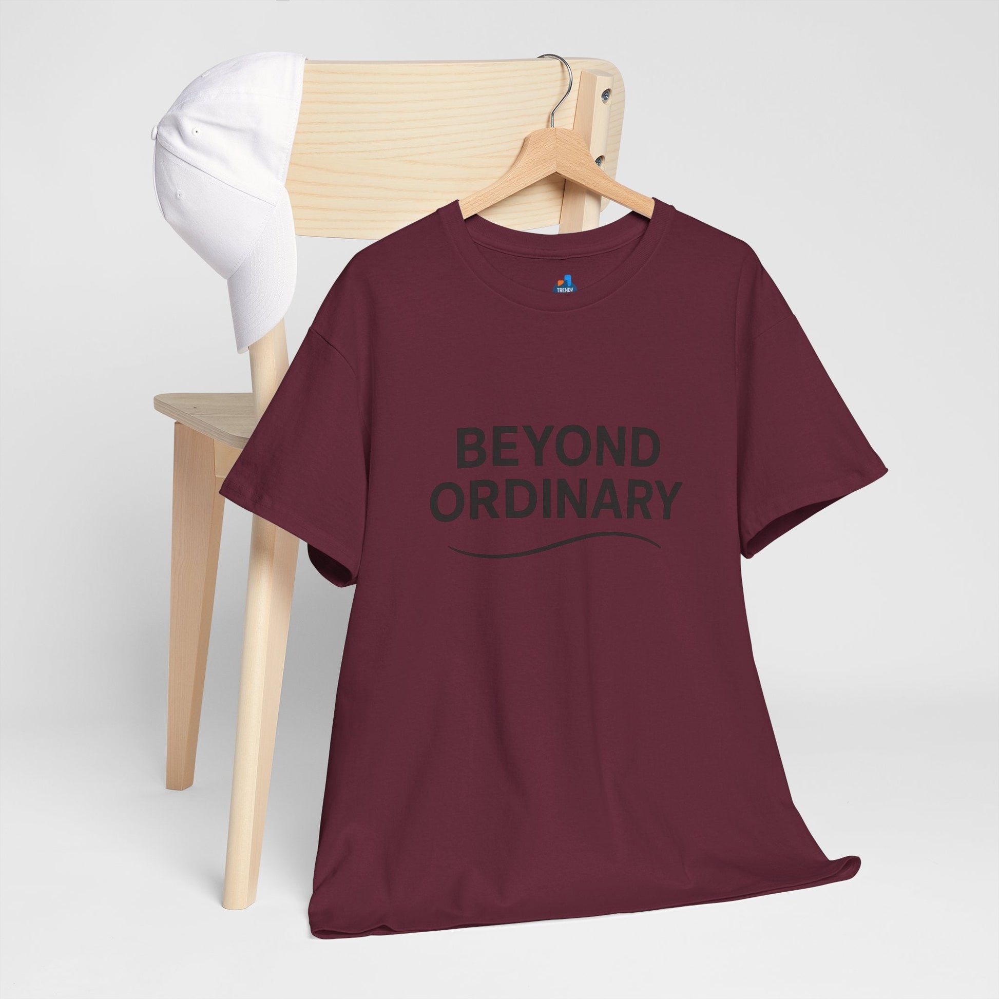 Beyond Ordinary Unisex Cotton Tee - Casual Comfort, Fashion Statement, Gift for Friends, Everyday Wear, Unique Style - Trendy Life Gadgets