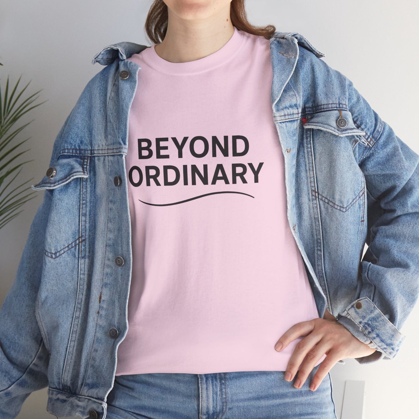 Beyond Ordinary Unisex Cotton Tee - Casual Comfort, Fashion Statement, Gift for Friends, Everyday Wear, Unique Style - Trendy Life Gadgets