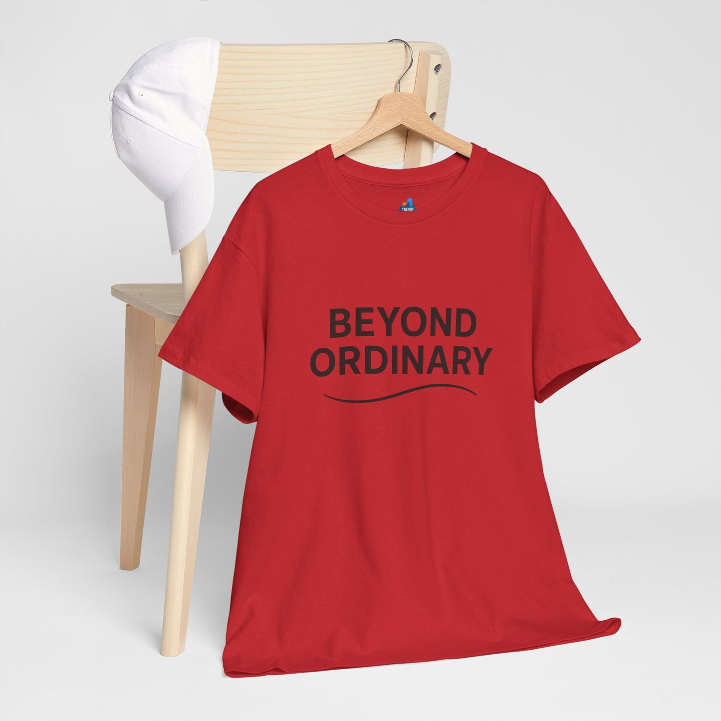 Beyond Ordinary Unisex Cotton Tee - Casual Comfort, Fashion Statement, Gift for Friends, Everyday Wear, Unique Style - Trendy Life Gadgets