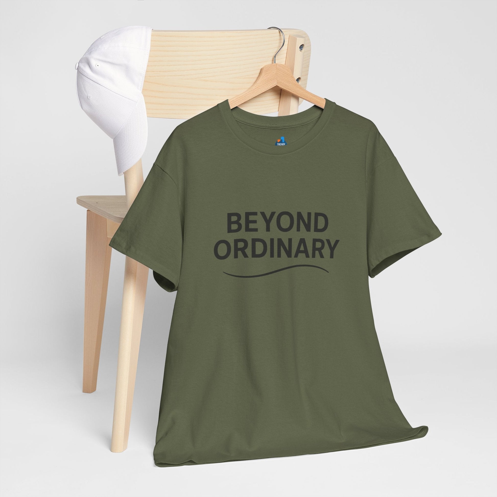 Beyond Ordinary Unisex Cotton Tee - Casual Comfort, Fashion Statement, Gift for Friends, Everyday Wear, Unique Style - Trendy Life Gadgets