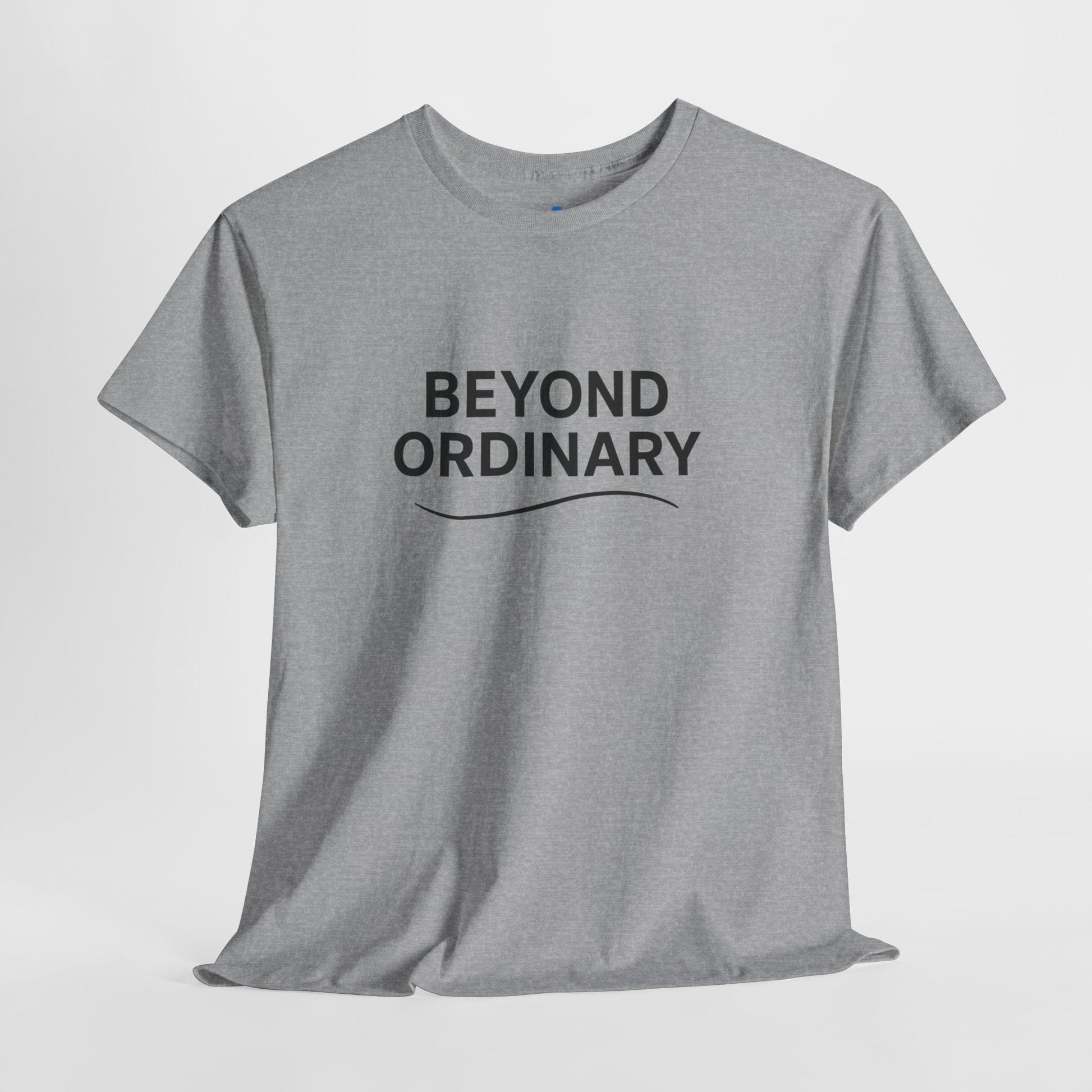 Beyond Ordinary Unisex Cotton Tee - Casual Comfort, Fashion Statement, Gift for Friends, Everyday Wear, Unique Style - Trendy Life Gadgets