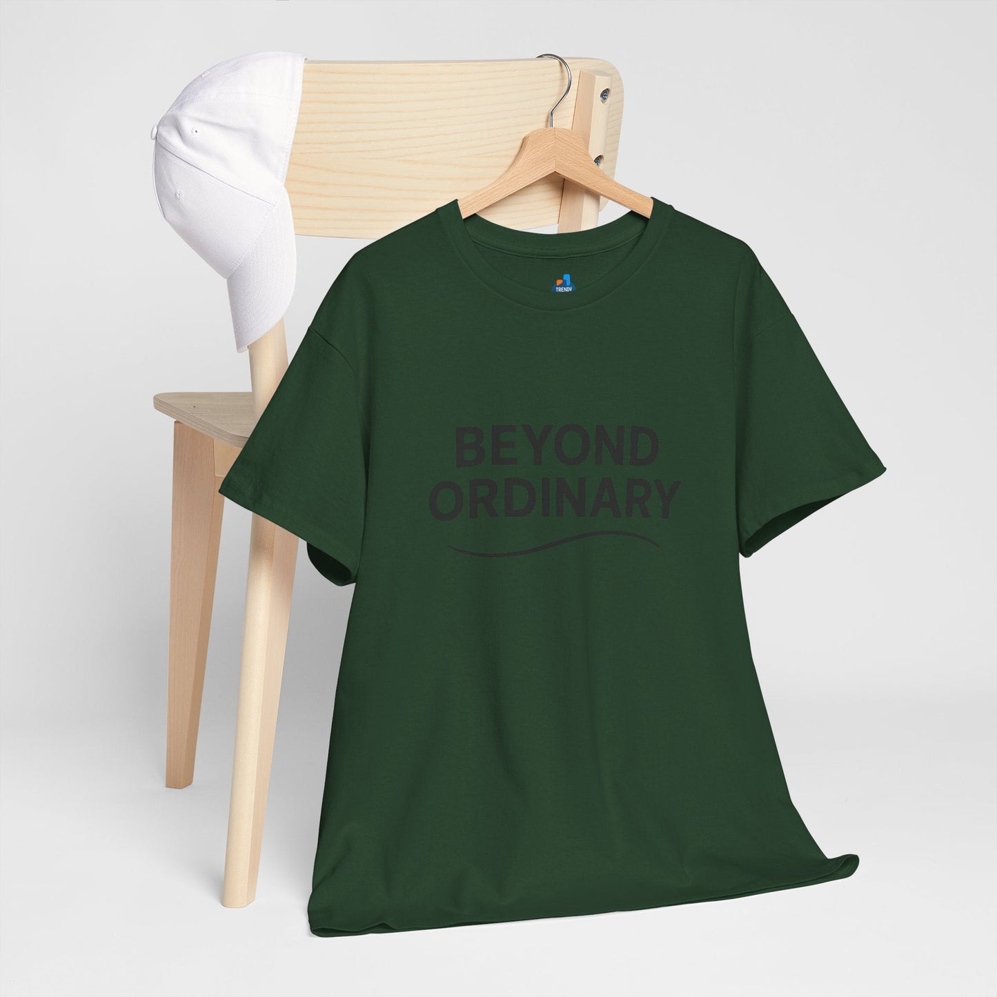 Beyond Ordinary Unisex Cotton Tee - Casual Comfort, Fashion Statement, Gift for Friends, Everyday Wear, Unique Style - Trendy Life Gadgets