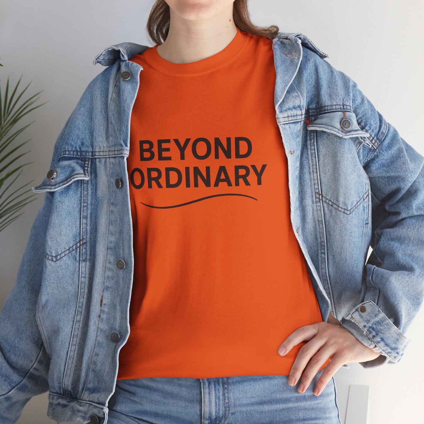 Beyond Ordinary Unisex Cotton Tee - Casual Comfort, Fashion Statement, Gift for Friends, Everyday Wear, Unique Style - Trendy Life Gadgets