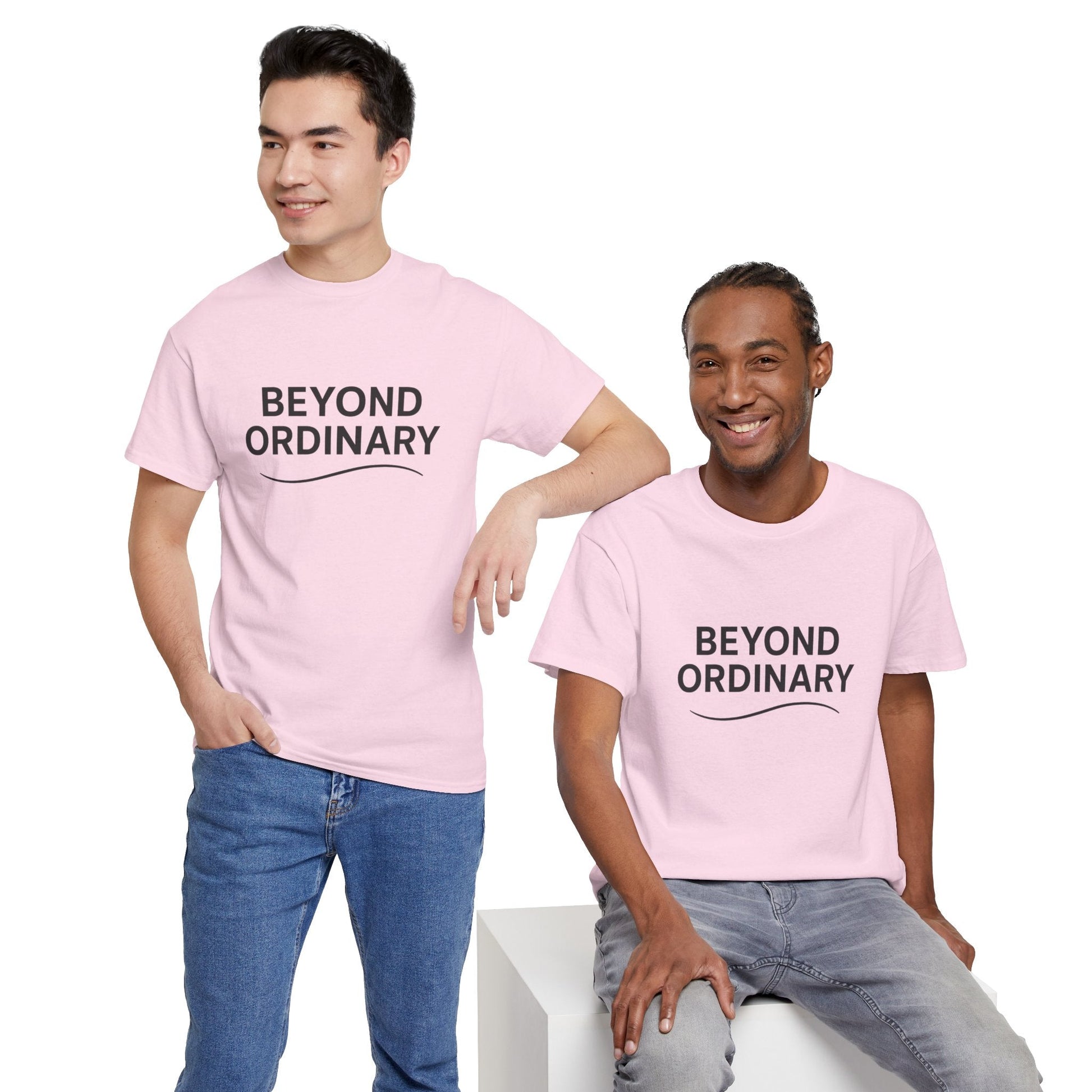 Beyond Ordinary Unisex Cotton Tee - Casual Comfort, Fashion Statement, Gift for Friends, Everyday Wear, Unique Style - Trendy Life Gadgets