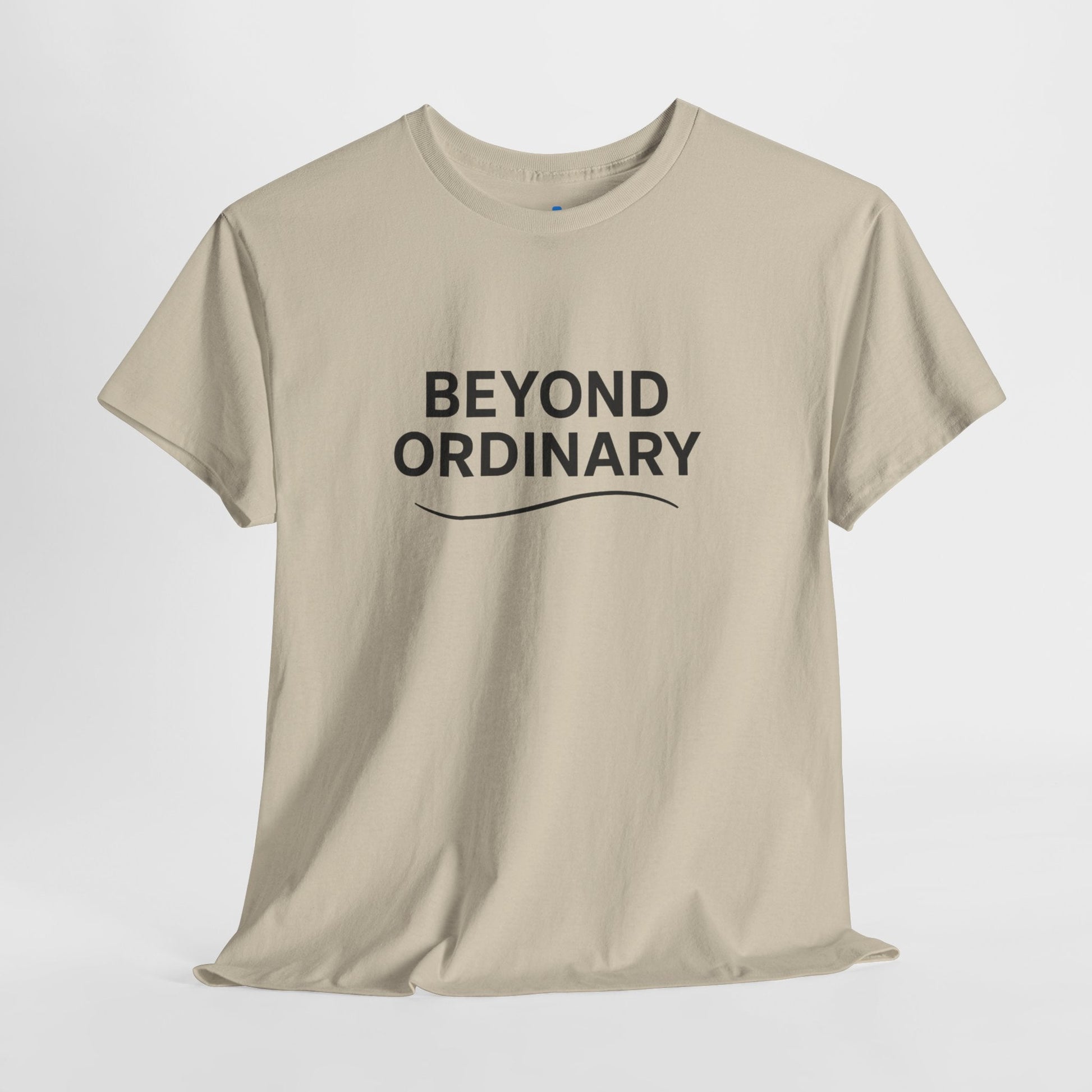 Beyond Ordinary Unisex Cotton Tee - Casual Comfort, Fashion Statement, Gift for Friends, Everyday Wear, Unique Style - Trendy Life Gadgets