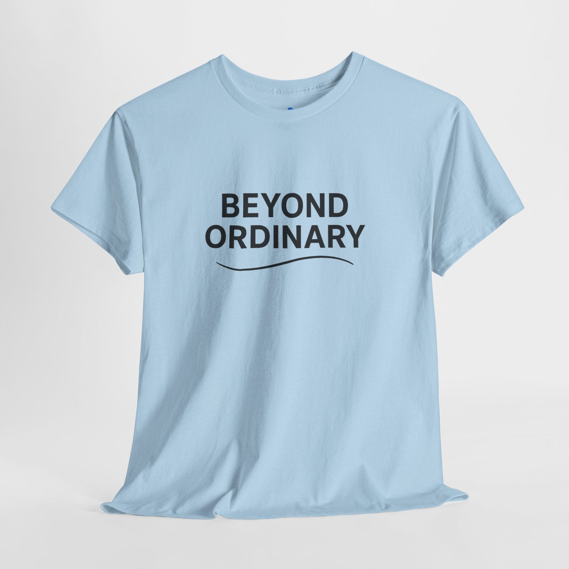 Beyond Ordinary Unisex Cotton Tee - Casual Comfort, Fashion Statement, Gift for Friends, Everyday Wear, Unique Style - Trendy Life Gadgets