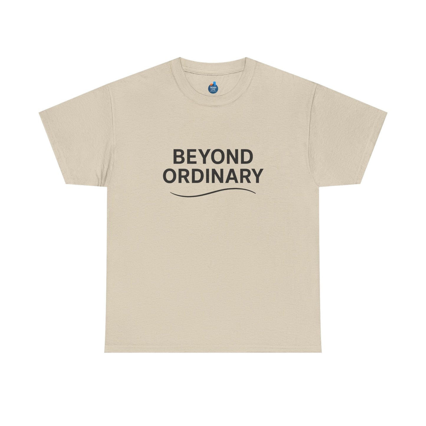 Beyond Ordinary Unisex Cotton Tee - Casual Comfort, Fashion Statement, Gift for Friends, Everyday Wear, Unique Style - Trendy Life Gadgets
