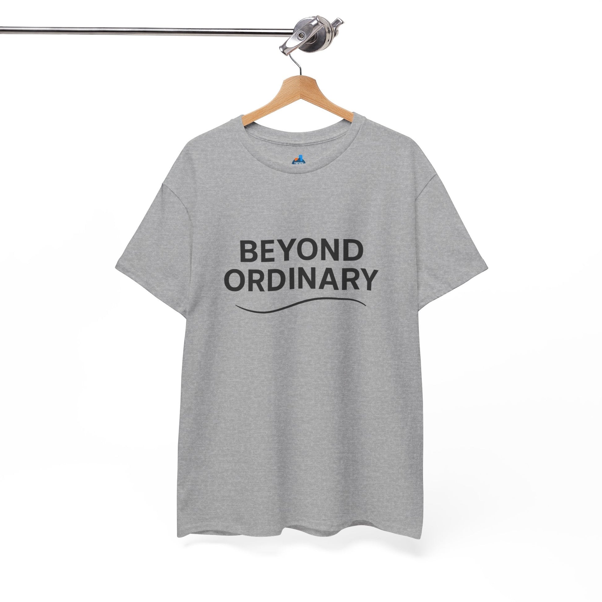 Beyond Ordinary Unisex Cotton Tee - Casual Comfort, Fashion Statement, Gift for Friends, Everyday Wear, Unique Style - Trendy Life Gadgets