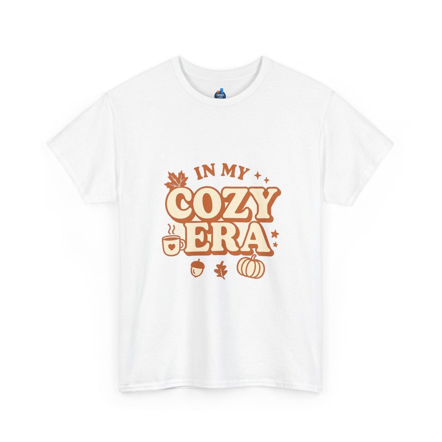 Cozy Era Unisex Tee - Relaxed Trendy Cotton Shirt, Autumn Vibes, Comfy Lounge Wear, Thanksgiving Outfit, By Trendy Life Gadgets - Trendy Life Gadgets