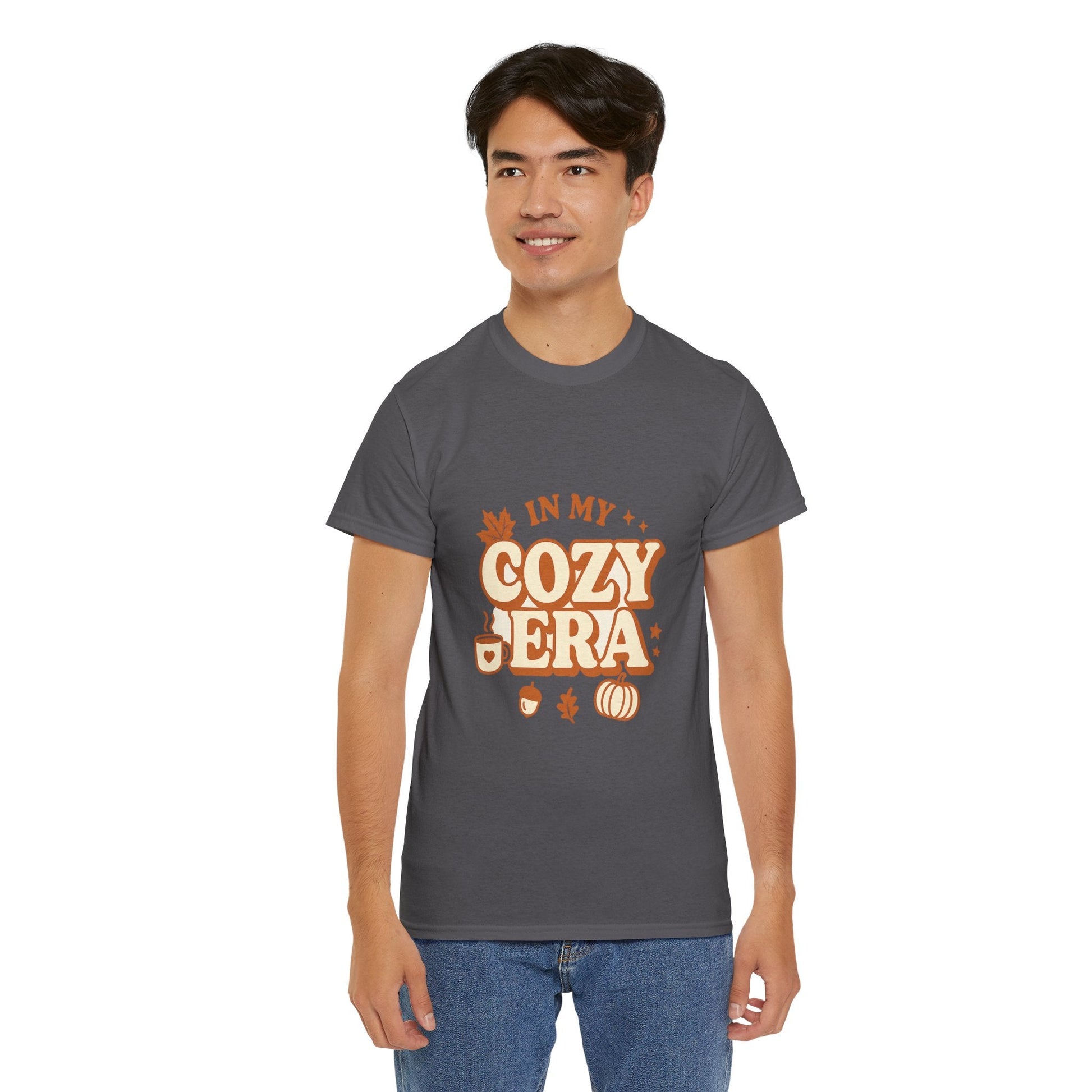 Cozy Era Unisex Tee - Relaxed Trendy Cotton Shirt, Autumn Vibes, Comfy Lounge Wear, Thanksgiving Outfit, By Trendy Life Gadgets - Trendy Life Gadgets