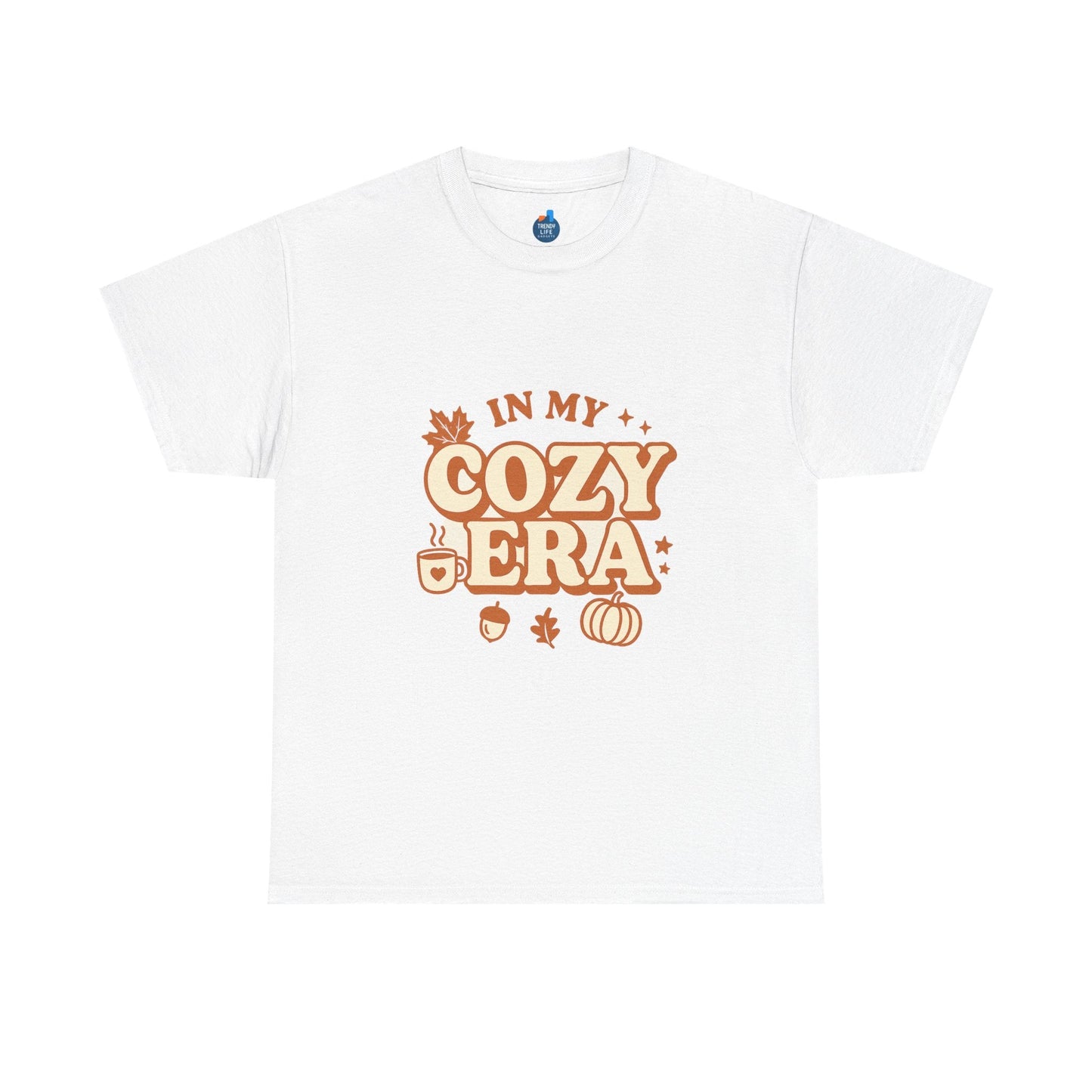 Cozy Era Unisex Tee - Relaxed Trendy Cotton Shirt, Autumn Vibes, Comfy Lounge Wear, Thanksgiving Outfit, By Trendy Life Gadgets - Trendy Life Gadgets