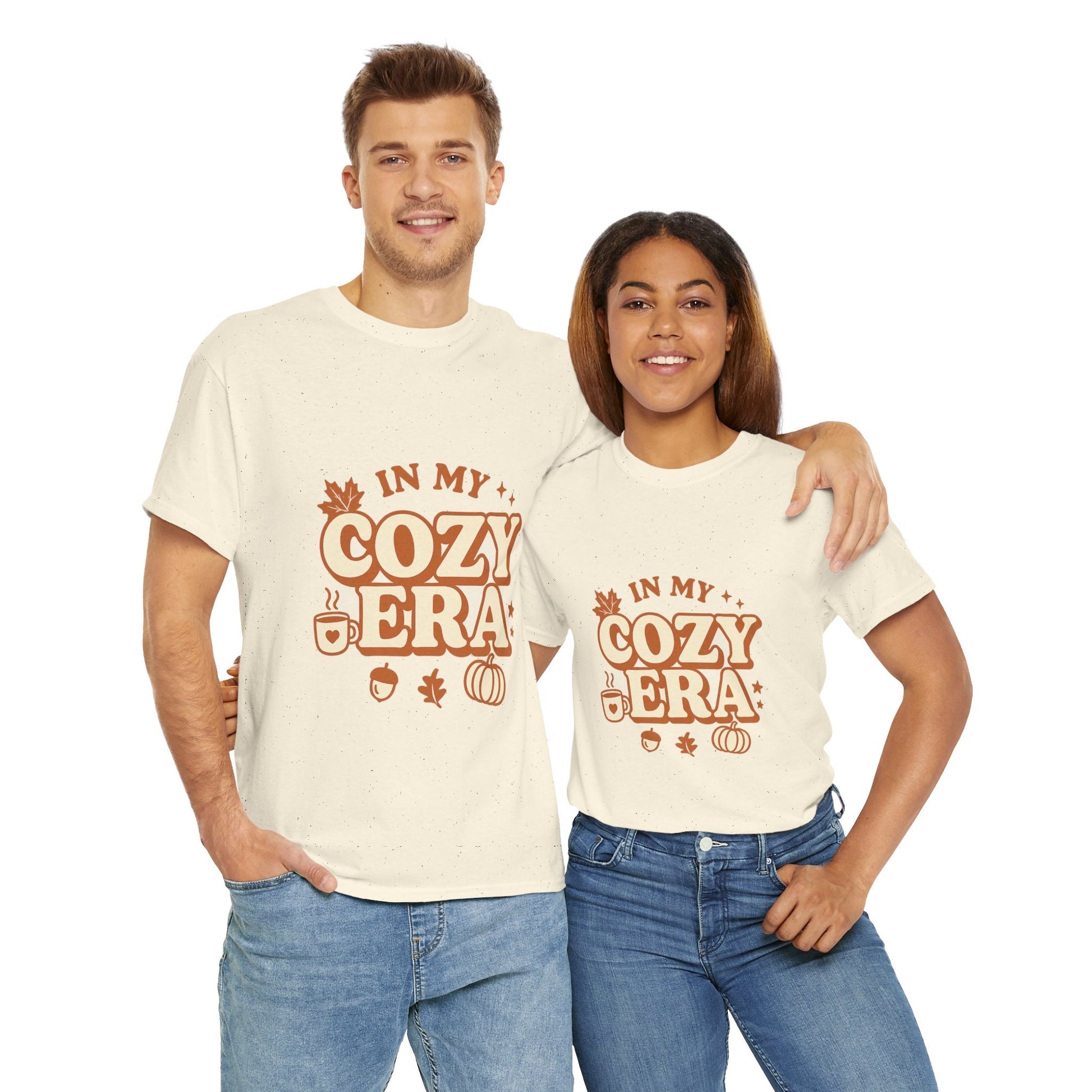 Cozy Era Unisex Tee - Relaxed Trendy Cotton Shirt, Autumn Vibes, Comfy Lounge Wear, Thanksgiving Outfit, By Trendy Life Gadgets - Trendy Life Gadgets