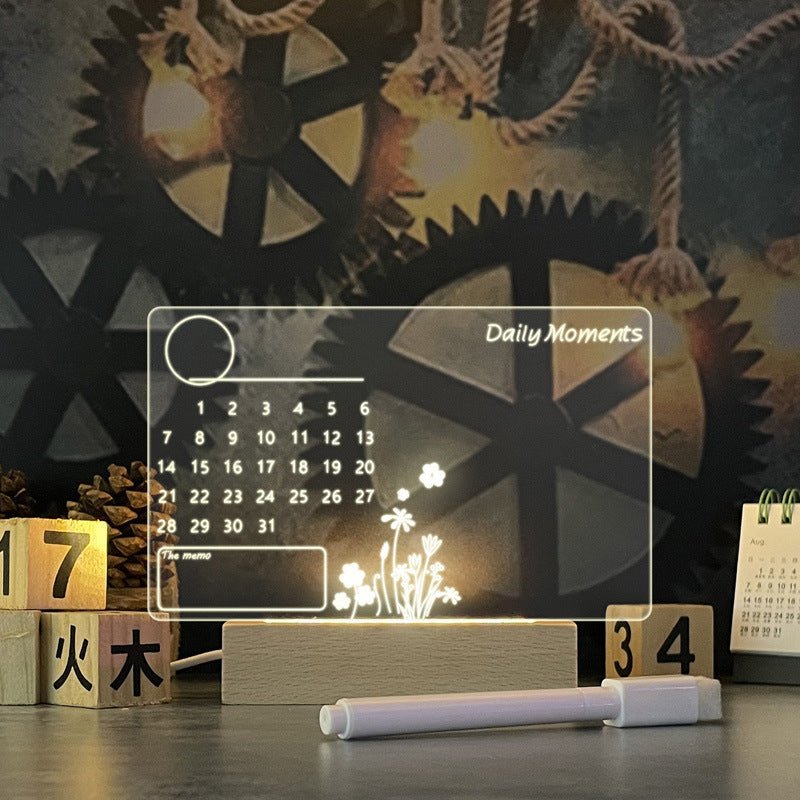 Creative Note Board Creative Led Night Light USB Message Board Holiday Light With Pen Gift For Children Girlfriend Decoration Night Lamp - Trendy Life Gadgets