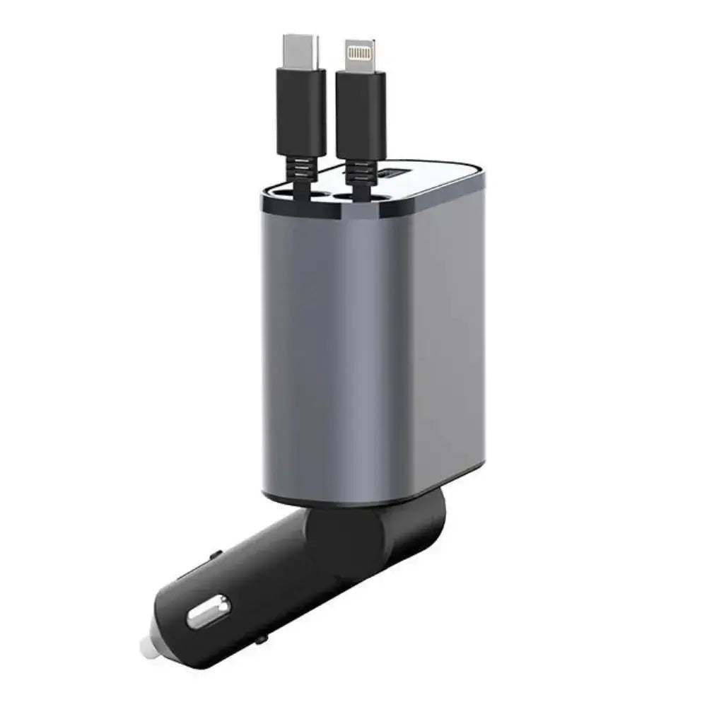 FAST 100W Car Phone Charger Lighter USB And TYPE - C Adapter - Trendy Life Gadgets