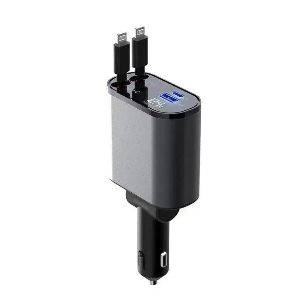 FAST 100W Car Phone Charger Lighter USB And TYPE - C Adapter - Trendy Life Gadgets